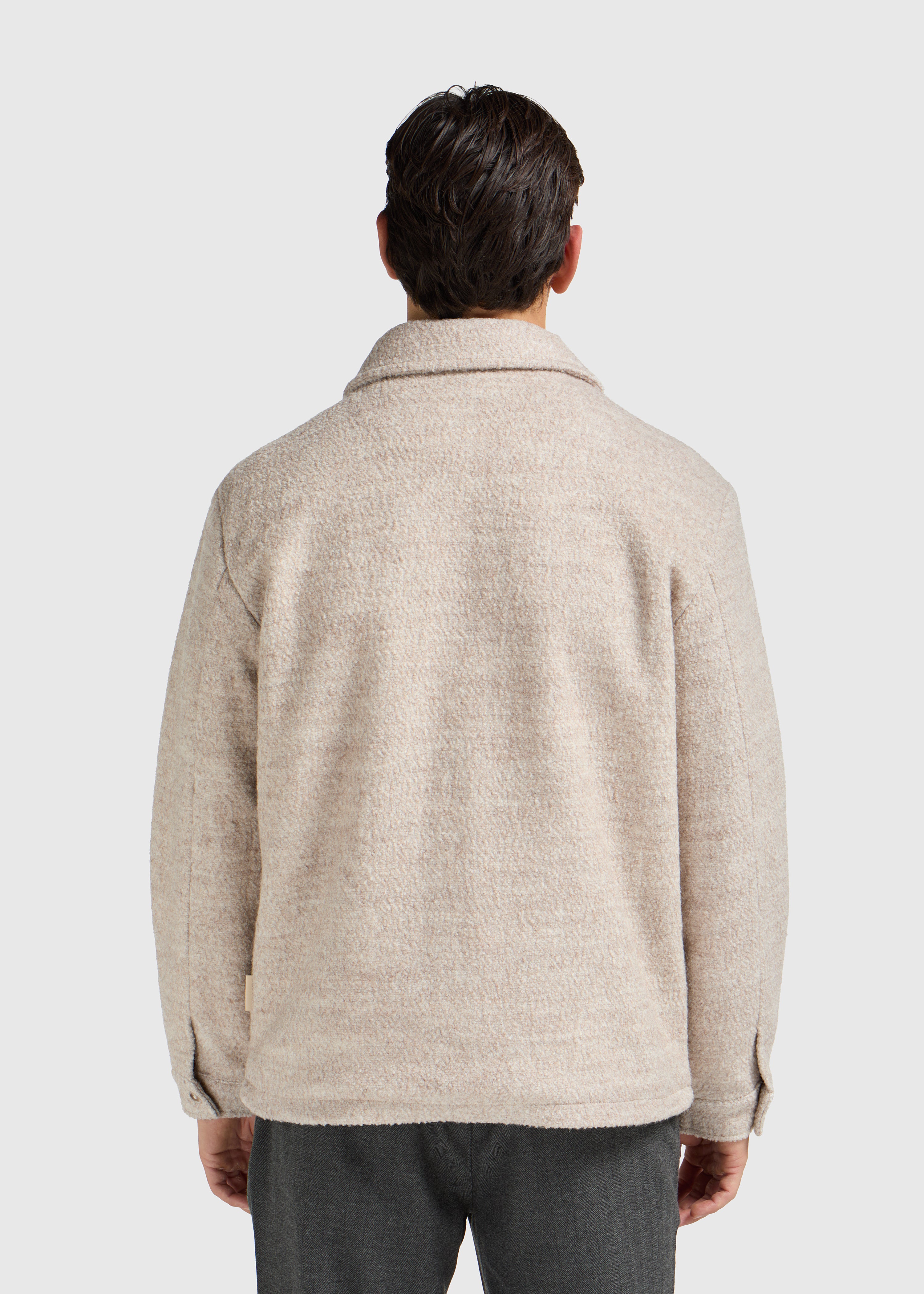 Premium Wool Jacket - Sand
