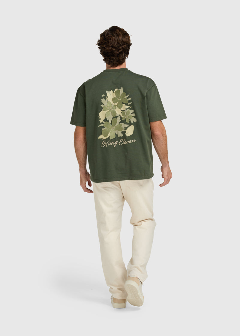 T-shirt Blossom - Vert foncé