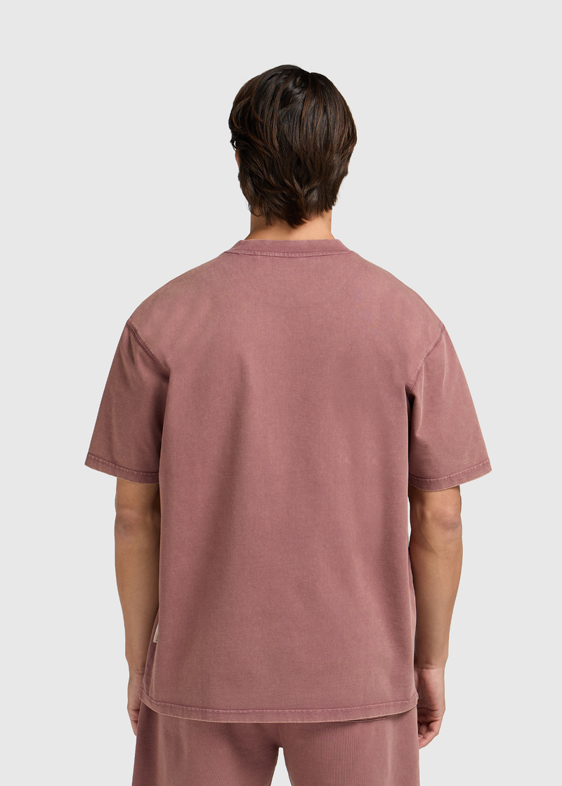Washed Essential Tee - Red