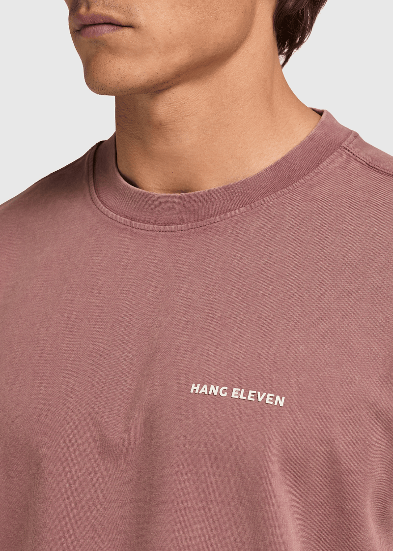 Washed Essential Tee - Red