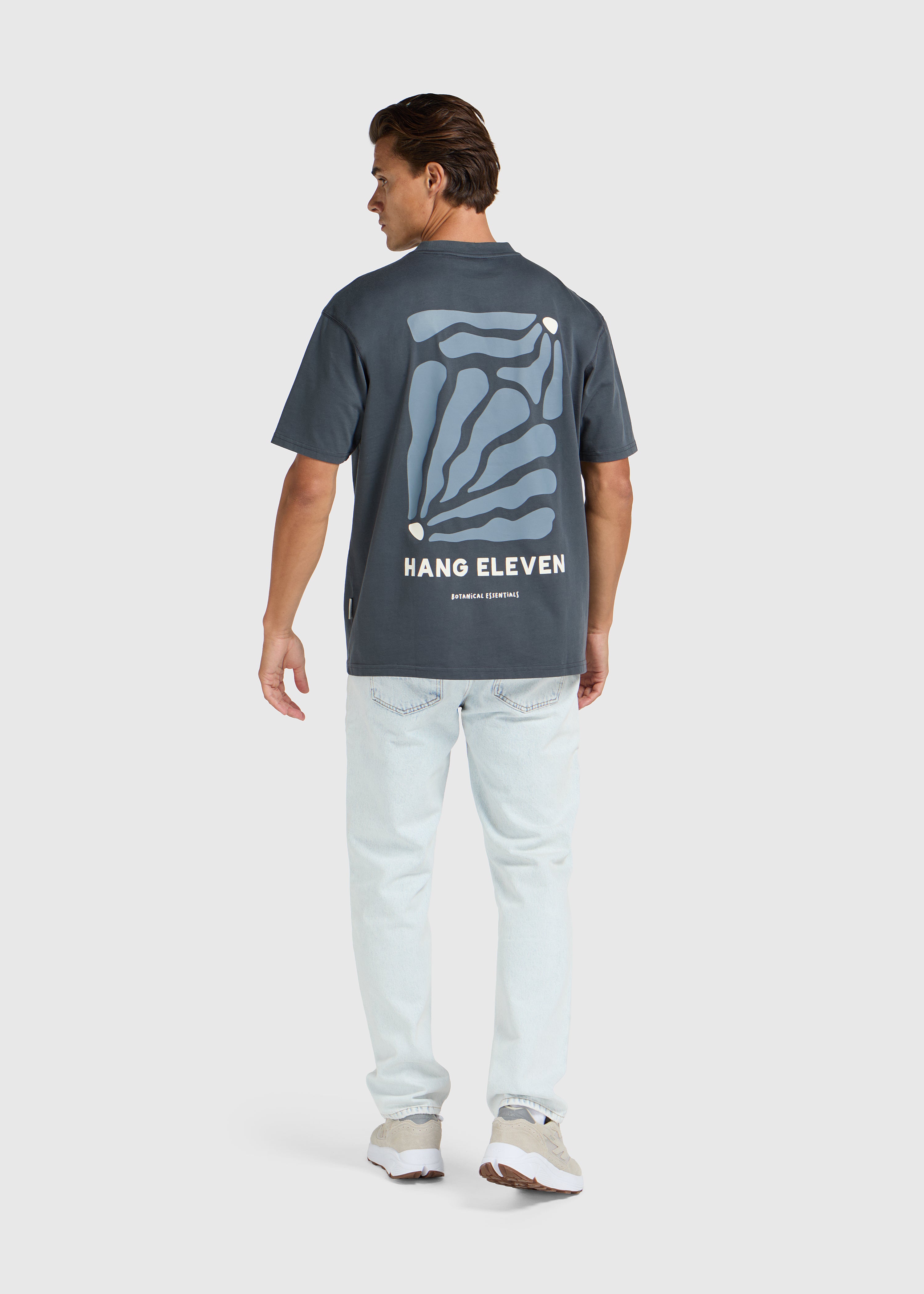 T-shirt botanique - Bleu marine