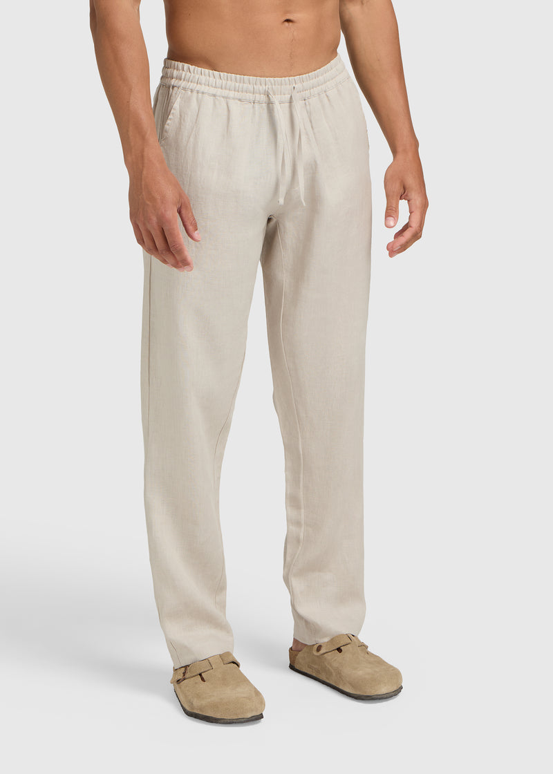 Leinenhose - Taube