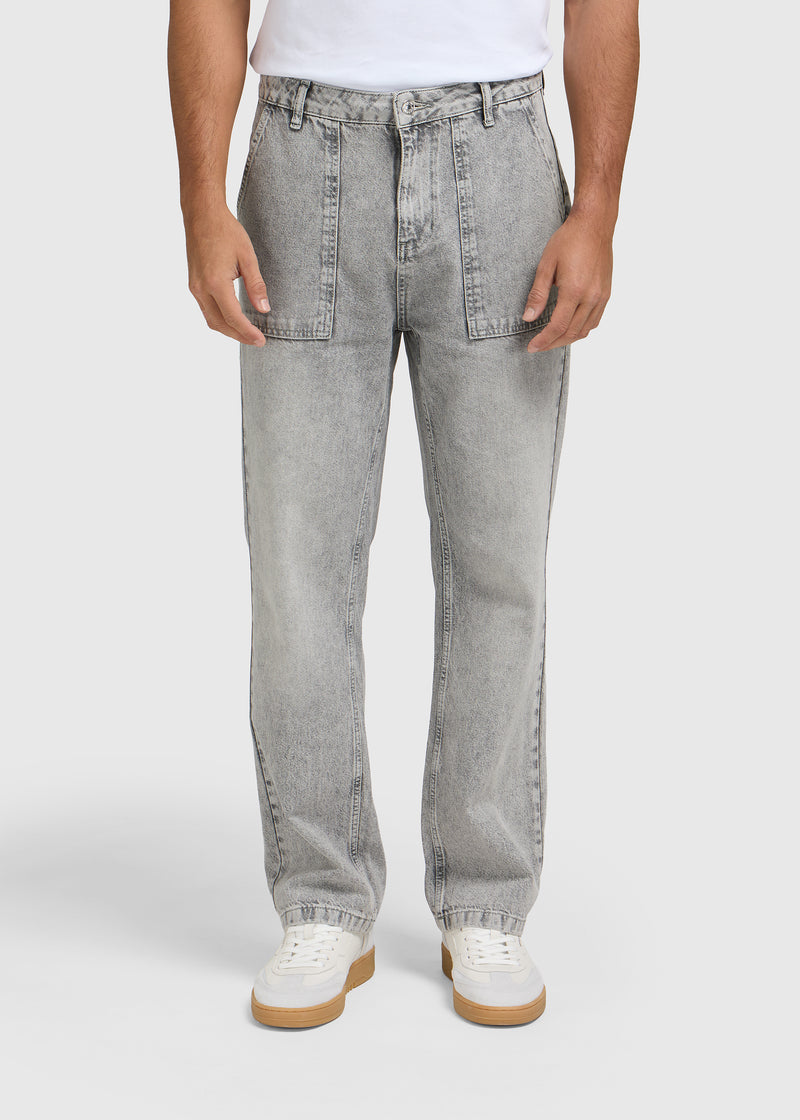 Worker Pants - Light Grey