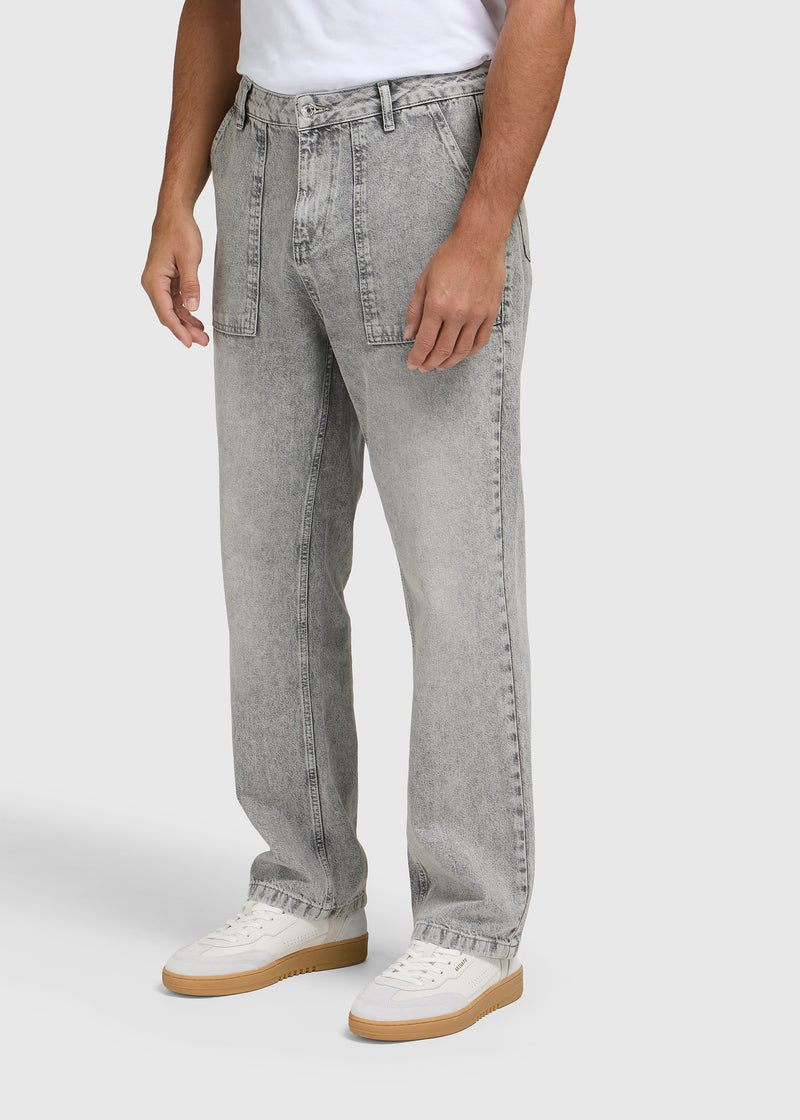 Worker Pants - Light Grey