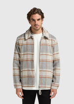 Check Overshirt - Grey