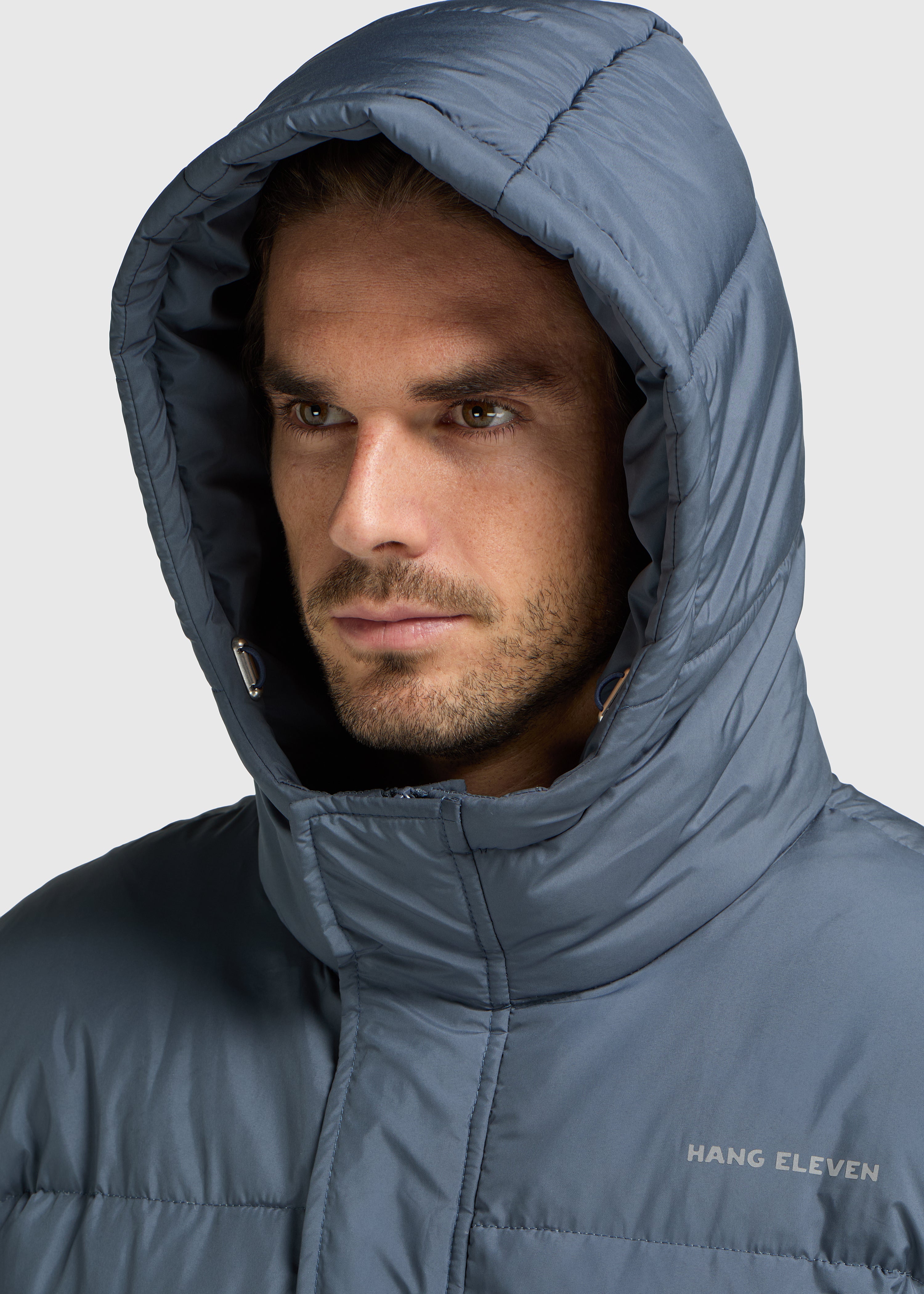 The Mid-Length Down Parka - Ombre Blue