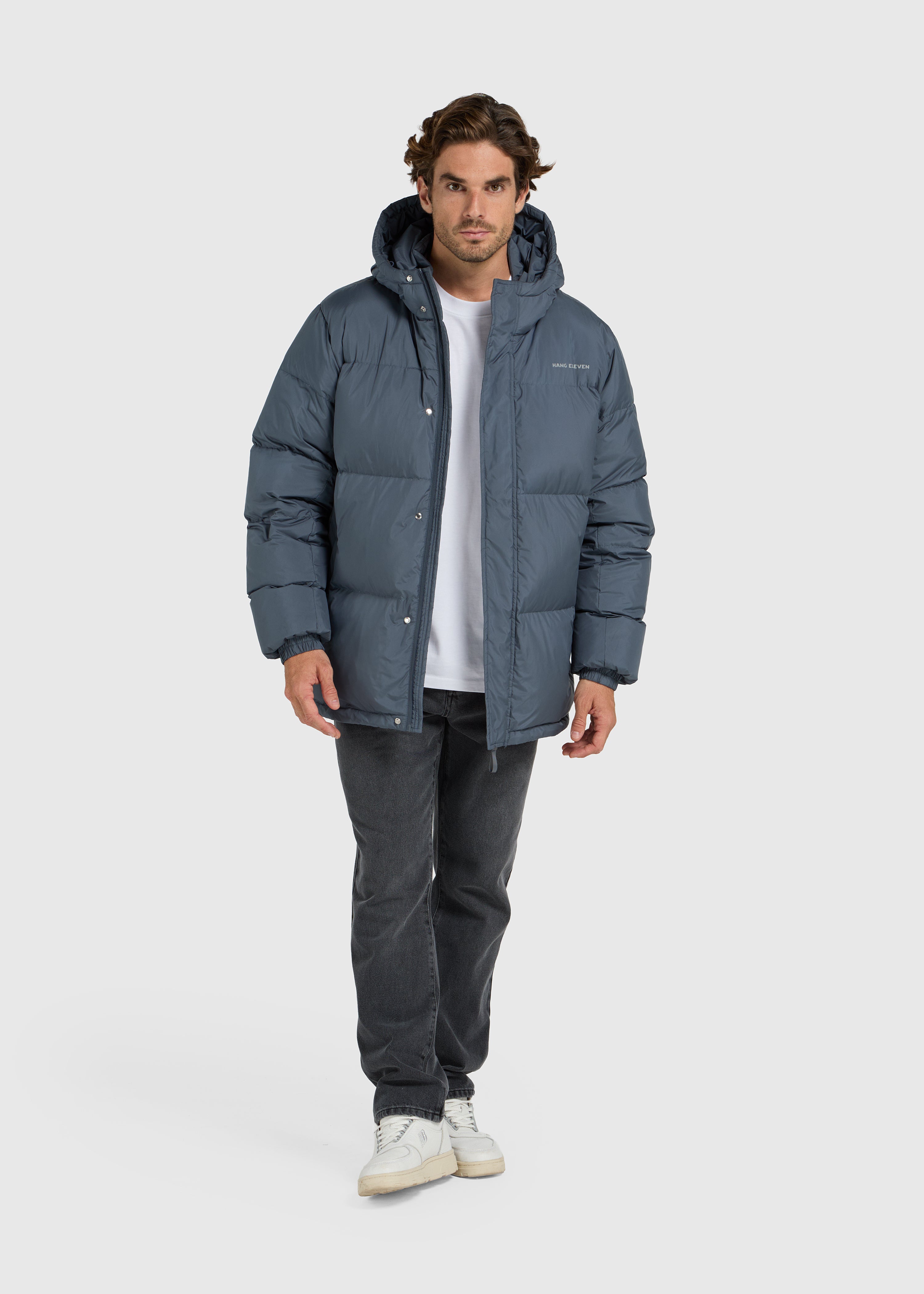The Mid-Length Down Parka - Ombre Blue
