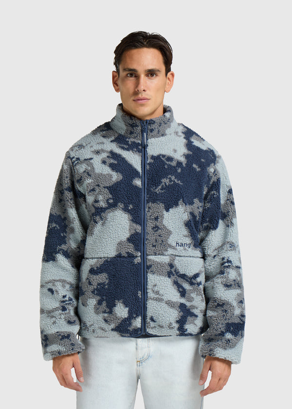 Teddy Cloud Jacket - Navy