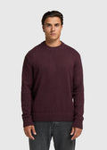 Premium Knit Crewneck - Bordeux Red