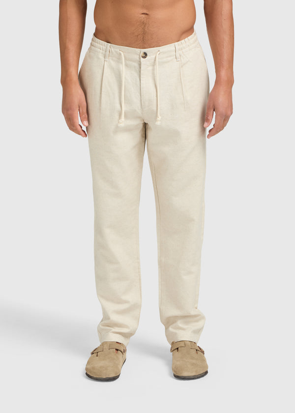 Le Pantalon en Lin - Bleu Marine