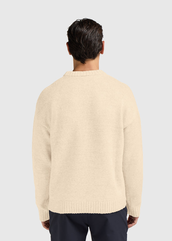 Heavy Knit Crewneck - Bone