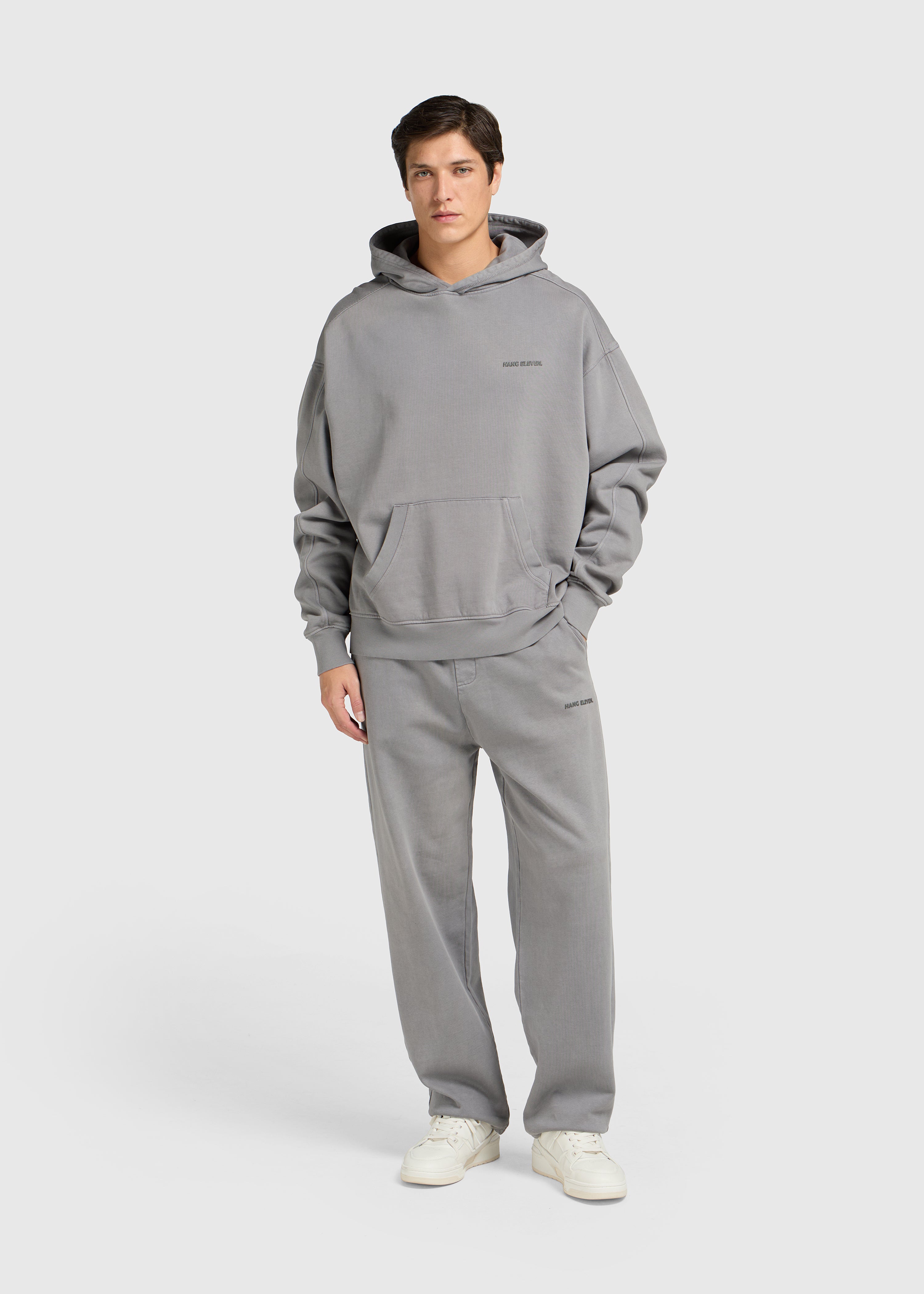 Premium Blanks Hoodie - Washed Grey