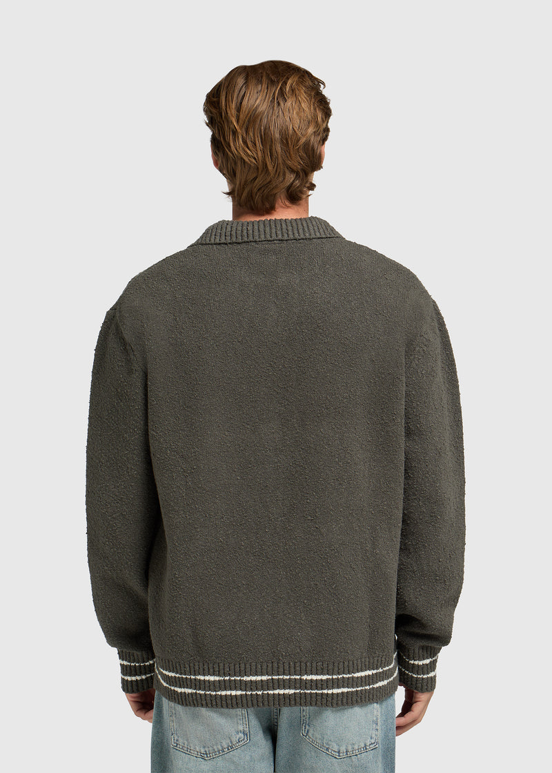 Bouclé Knit Polo - Chimera