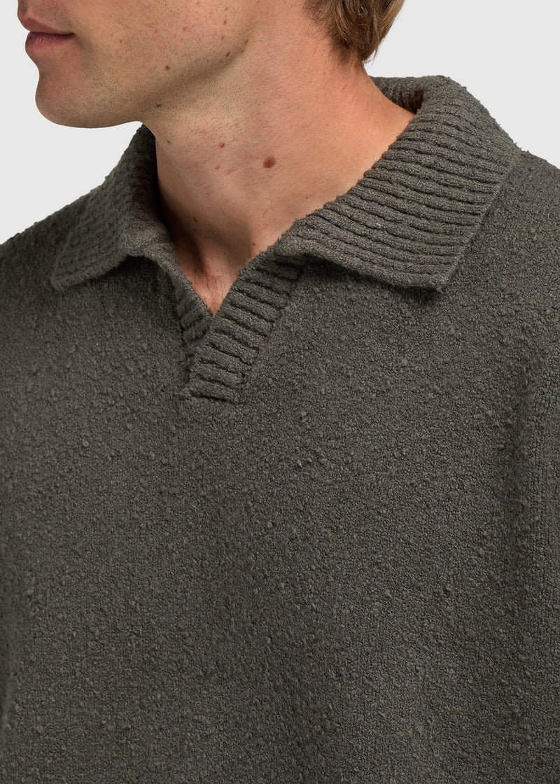 Bouclé Knit Polo - Chimera