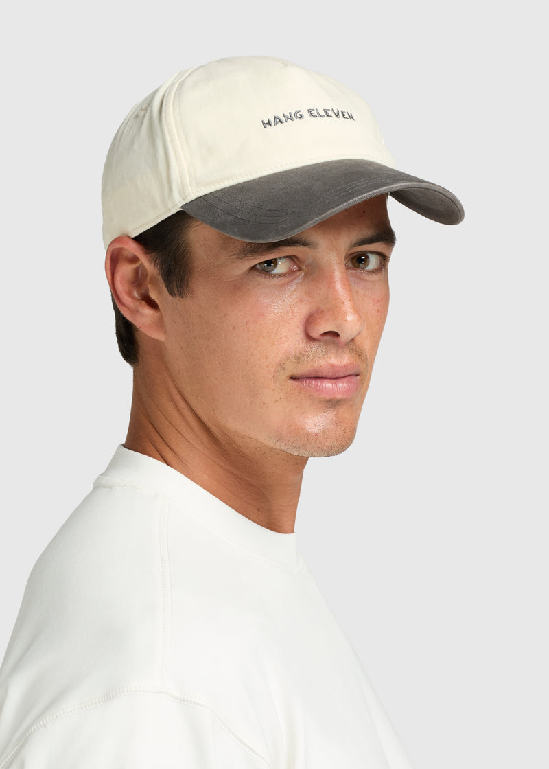 Washed Two Tone Cap - Anthracite