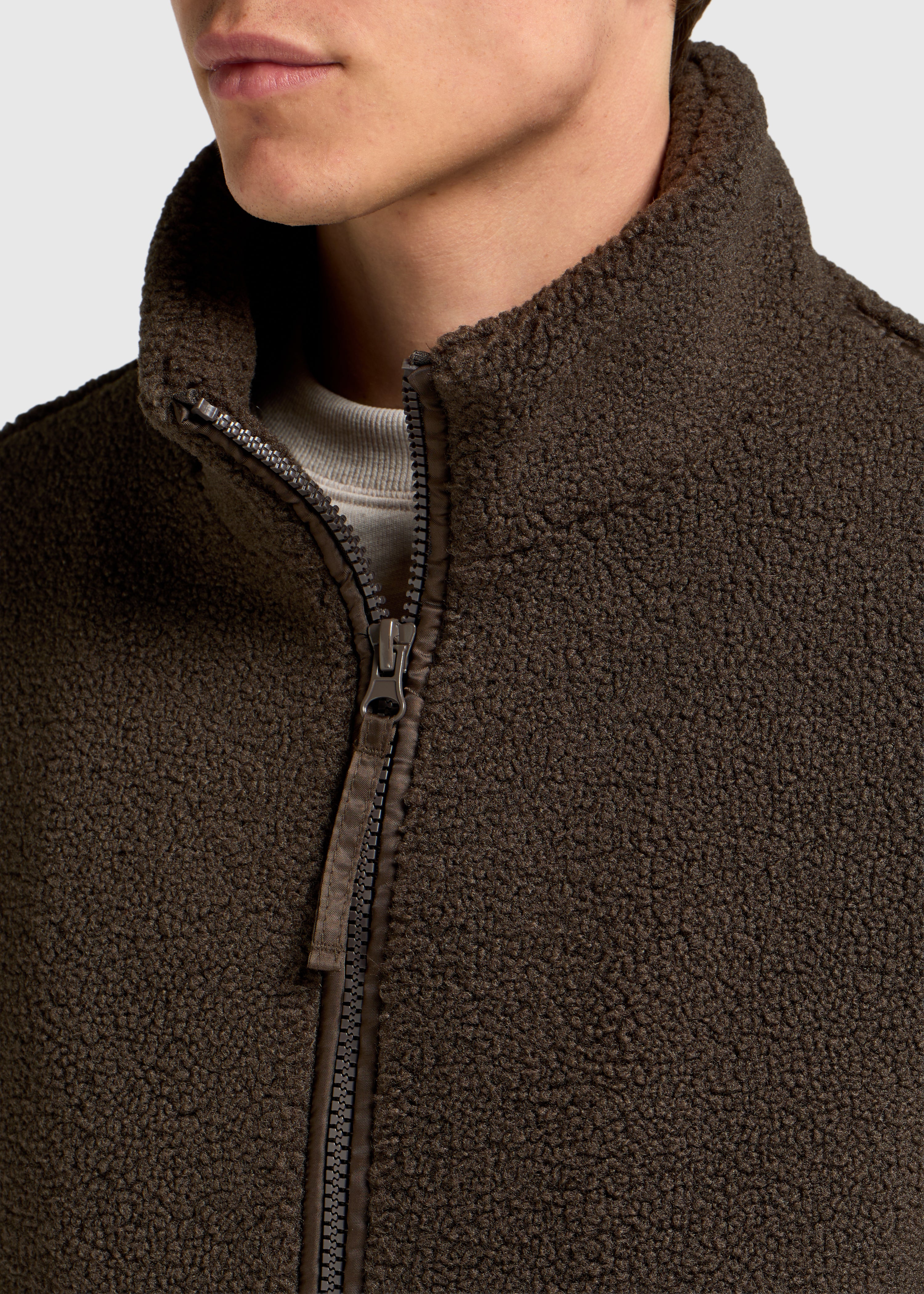 Teddy Tape Jacket - Espresso