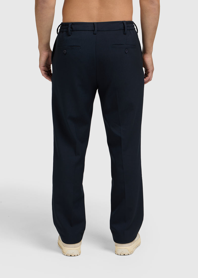 The Pleated Pants - Navy Blue
