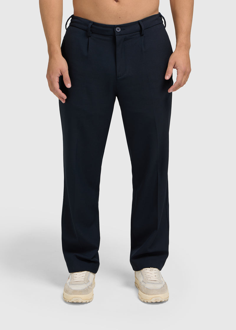 The Pleated Pants - Navy Blue