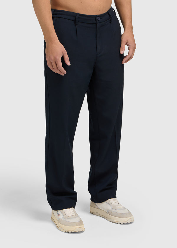 The Pleated Pants - Navy Blue