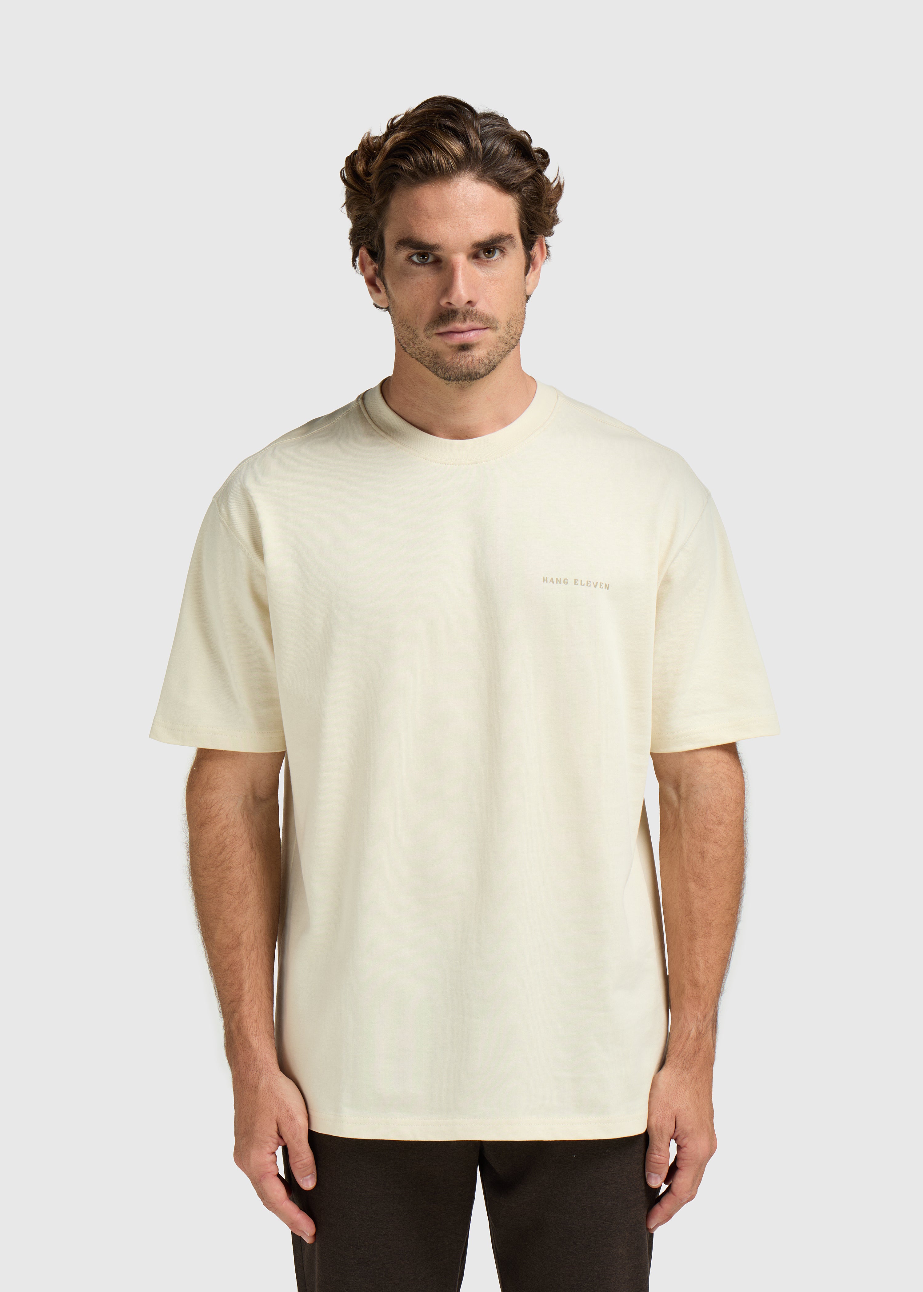 Structure tee - White Sand