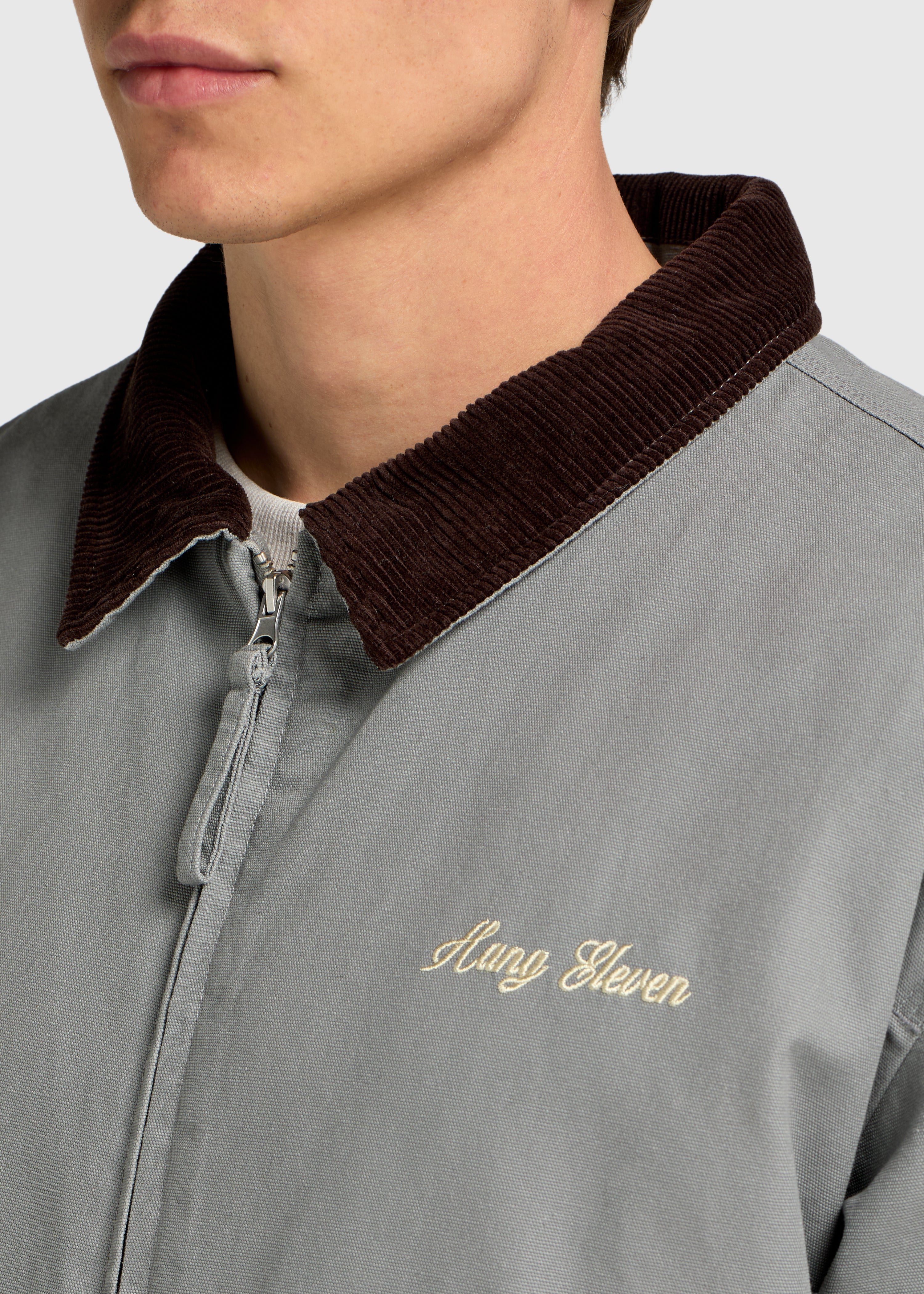 Premium Worker Jacket - Washed Grey