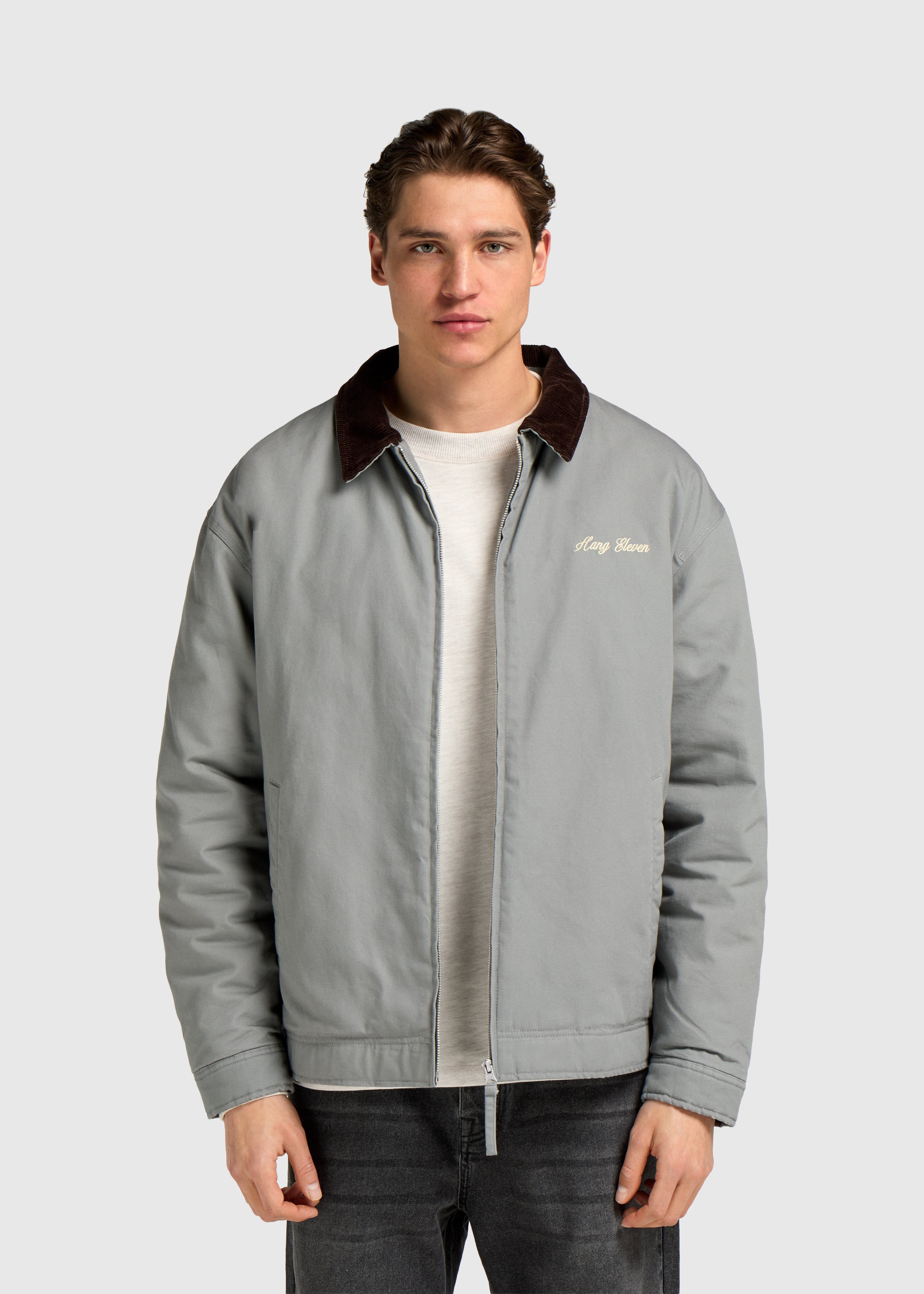 Premium Worker Jacket - Washed Grey