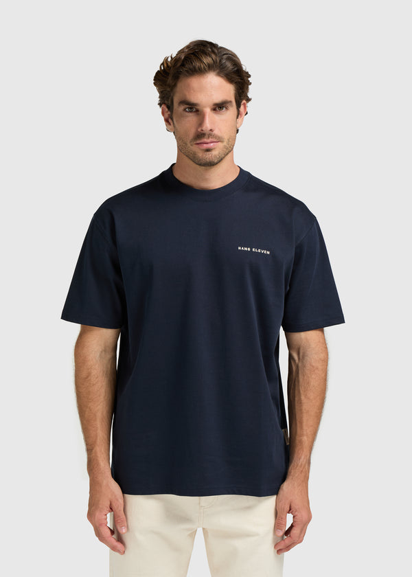 Structure tee - Navy