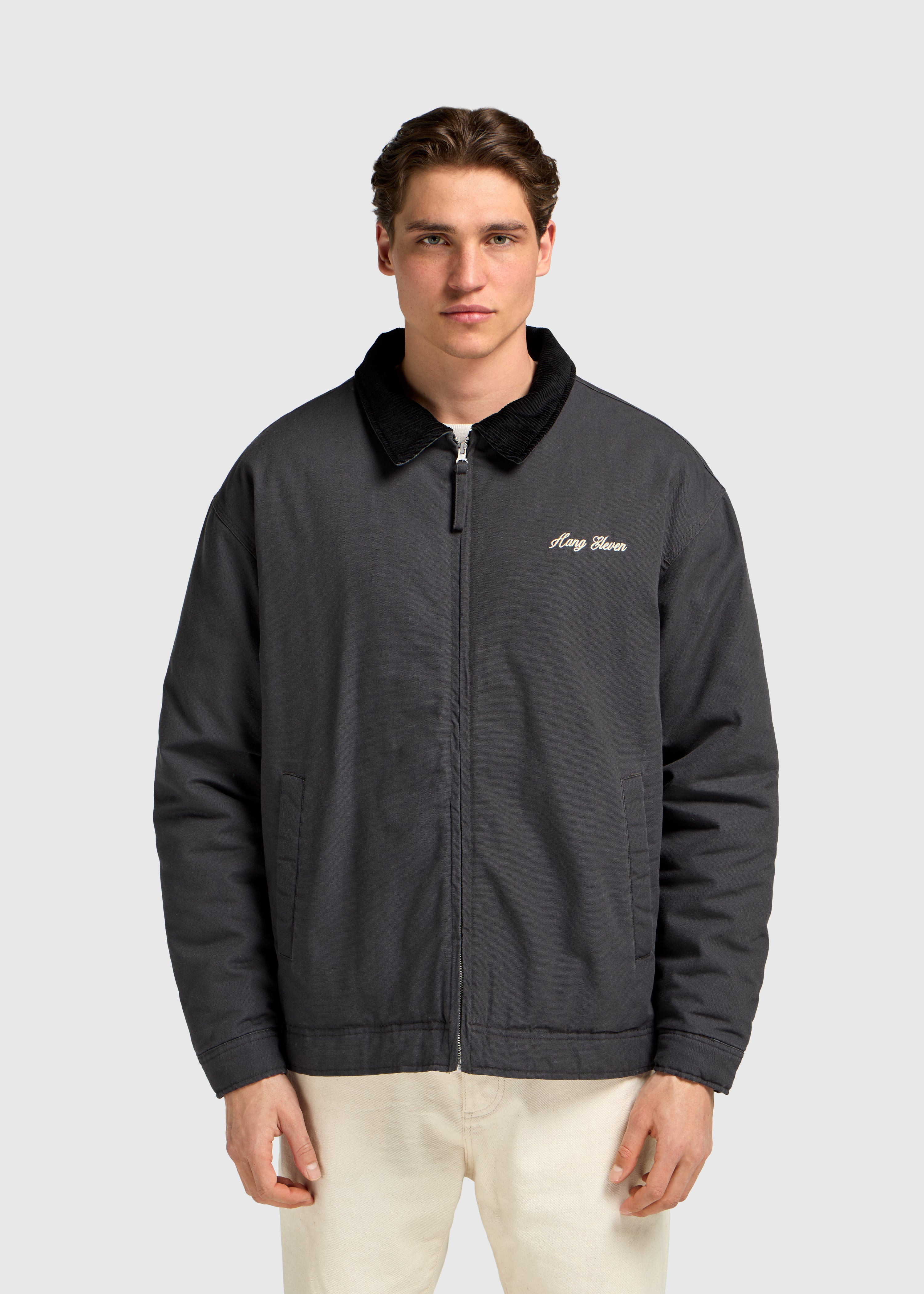 Premium Worker Jacket - Midnight Black