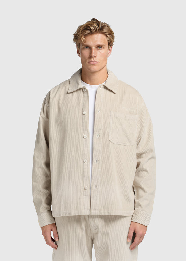 The Corduroy Overshirt - Sand