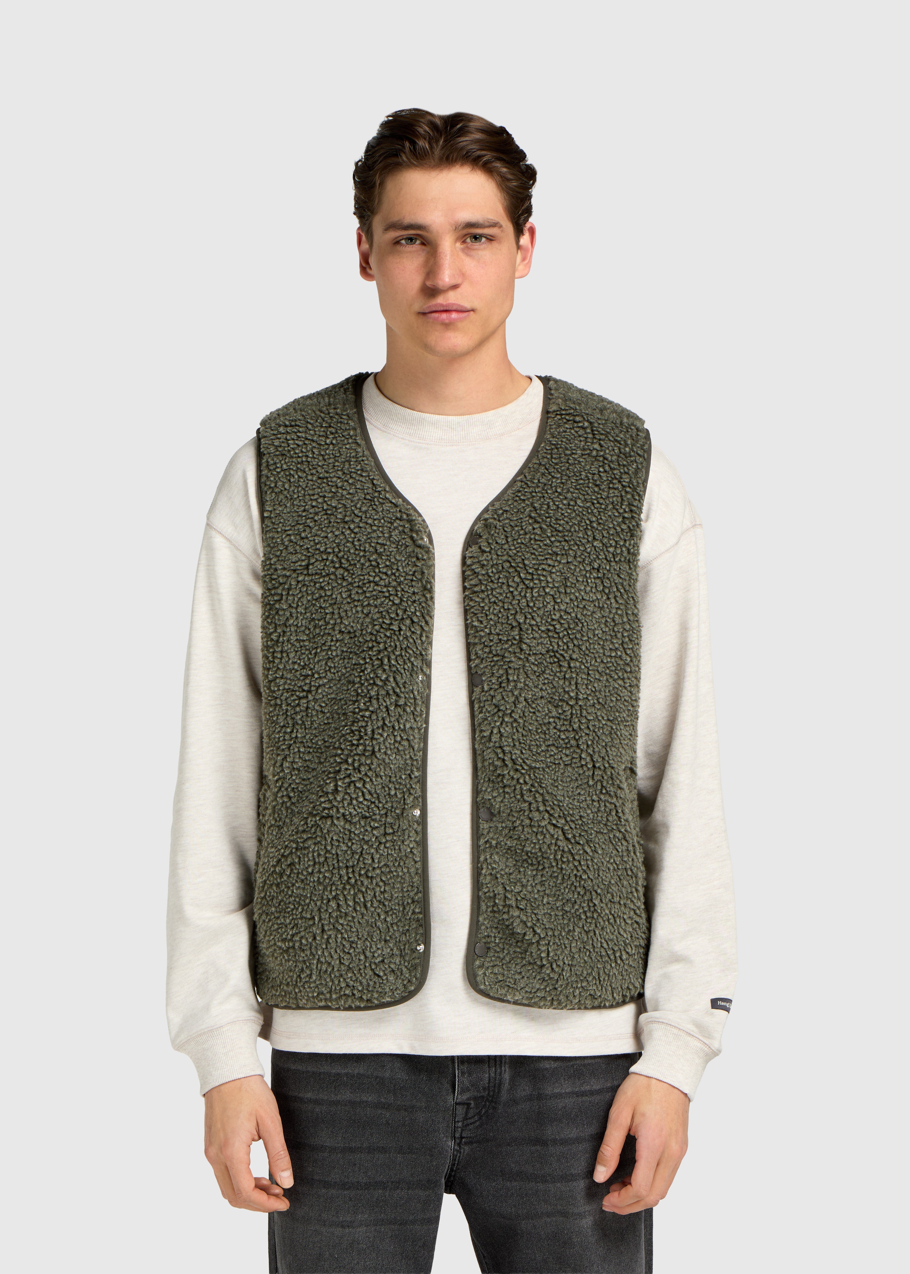 Premium Teddy Vest - Green