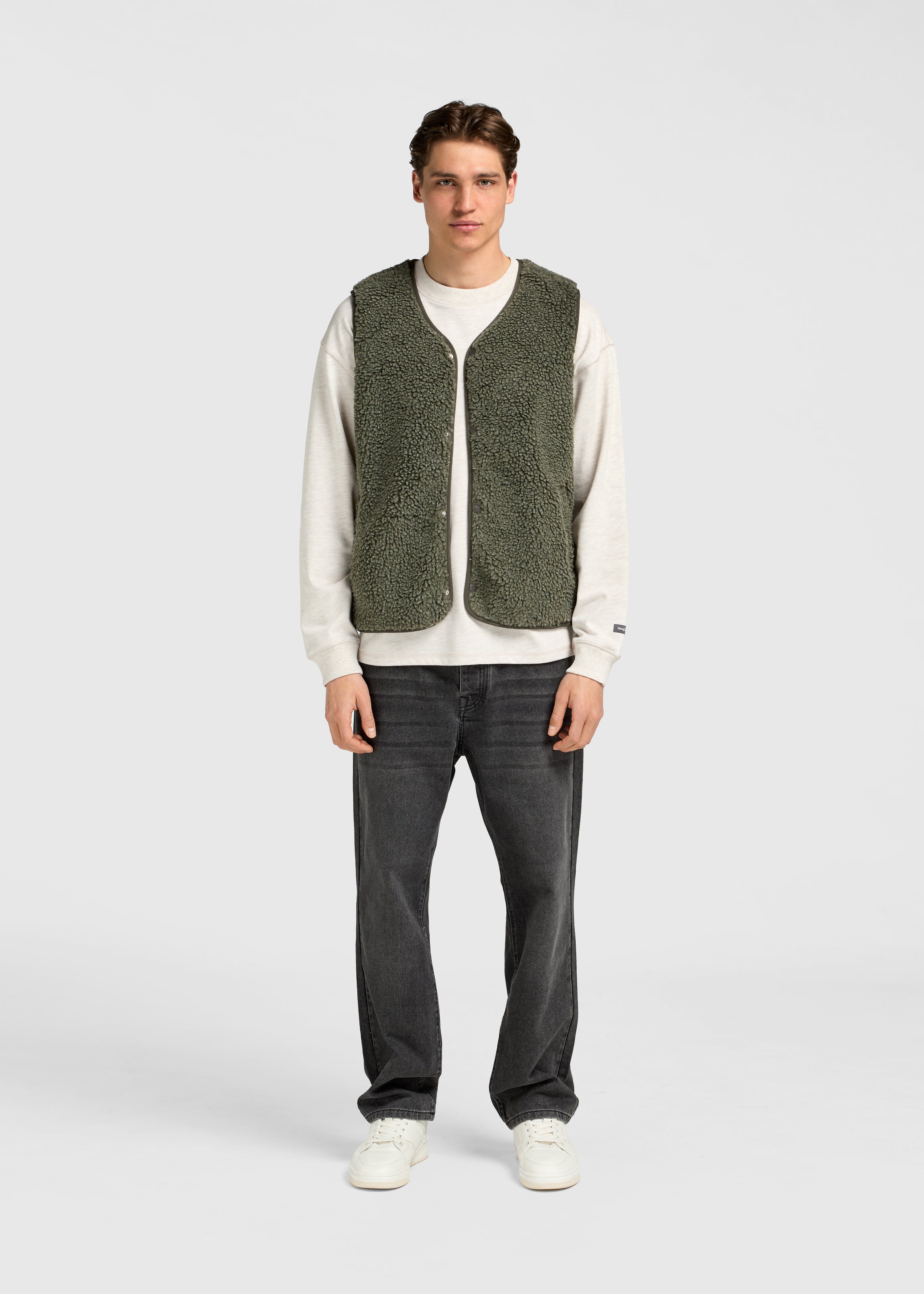 Premium Teddy Vest - Green