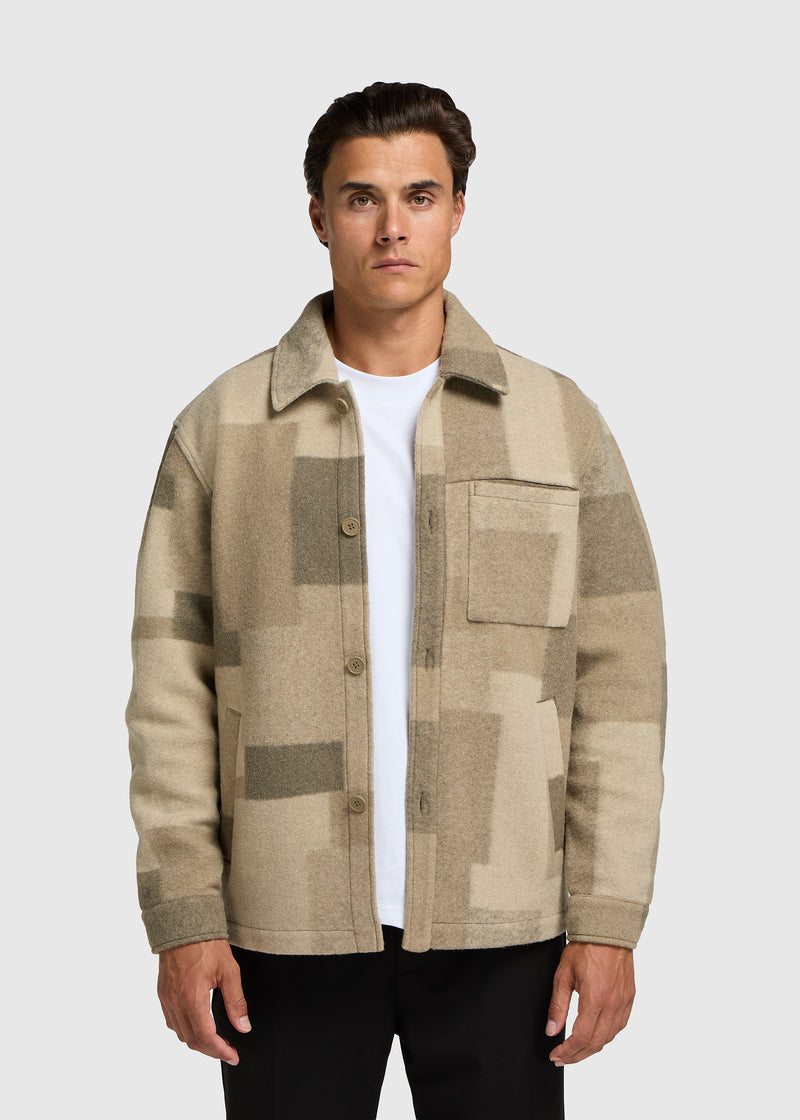 Block Overshirt - Green