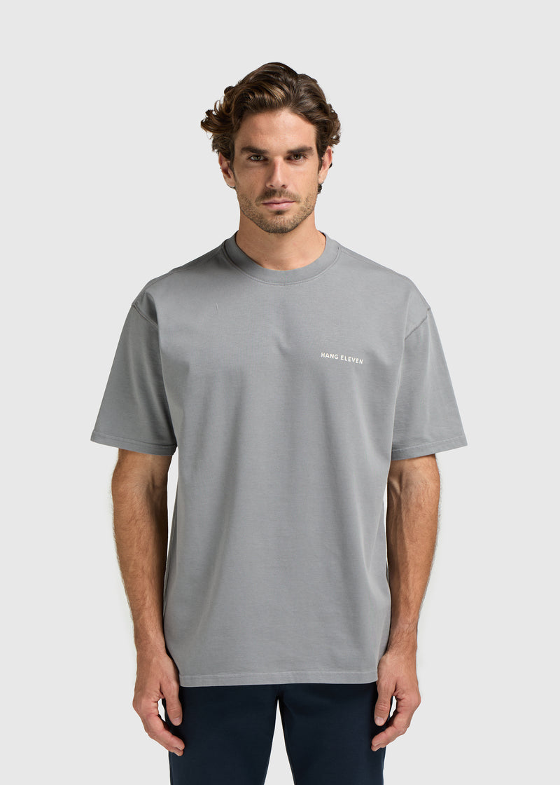 Smash tee - Washed Grey