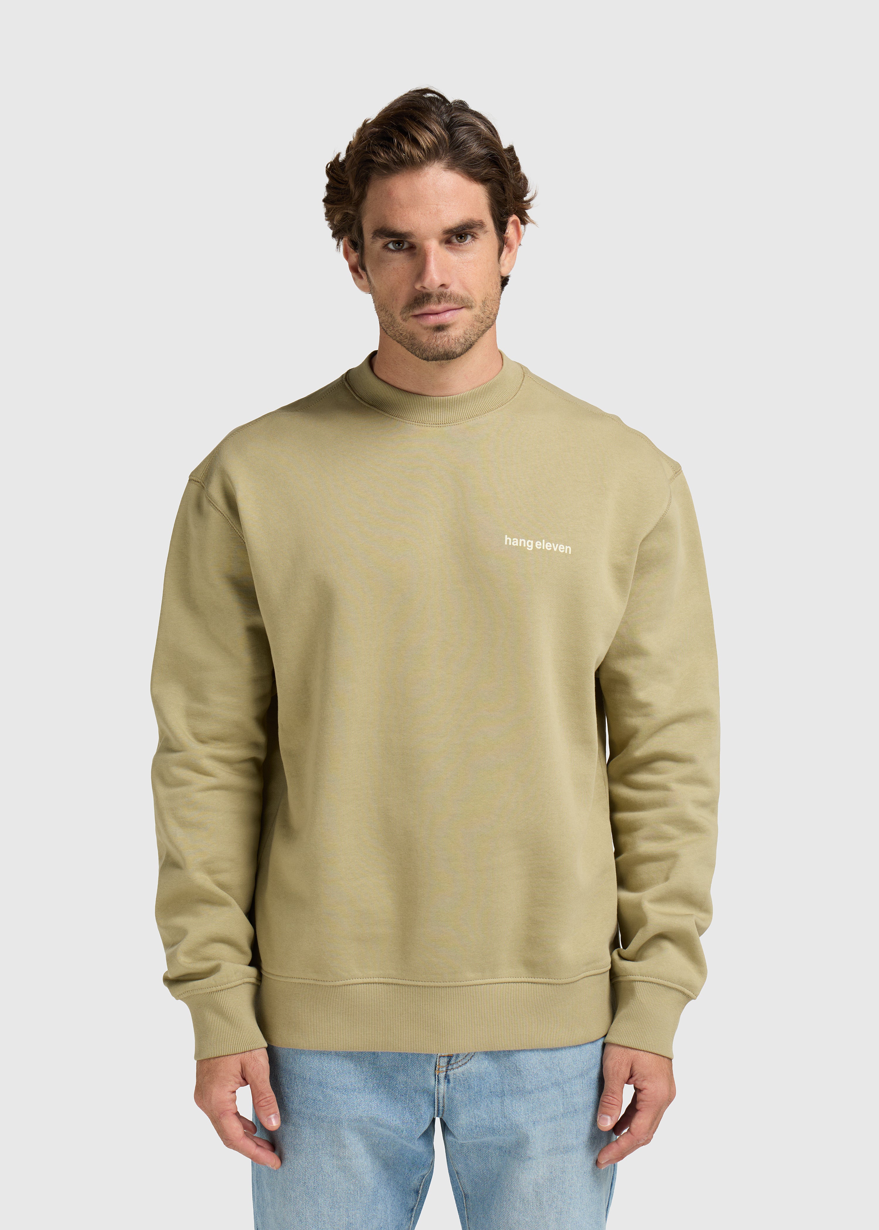 Flower Crewneck - Slate Green