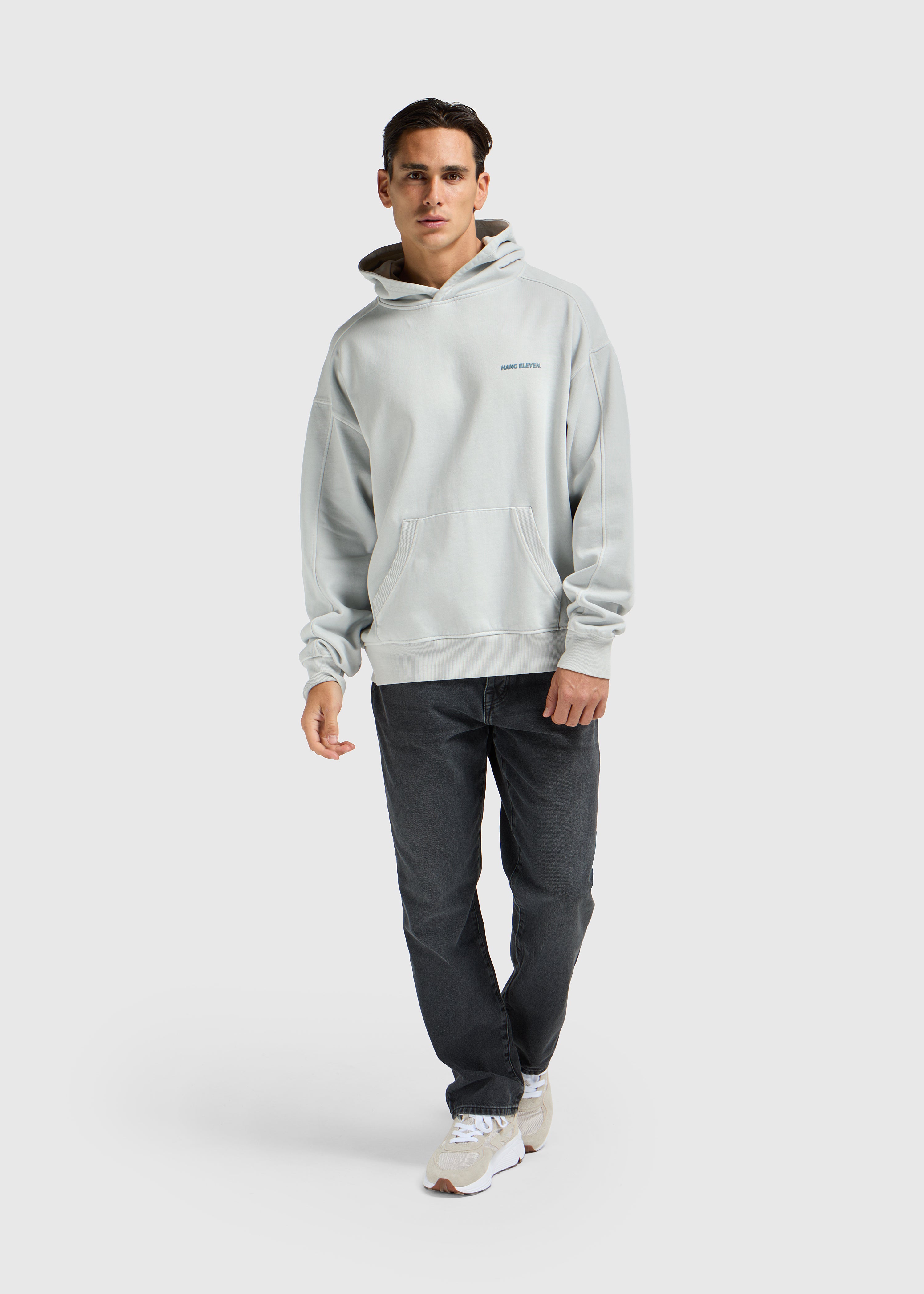 Premium Blanks Hoodie - Washed Blue