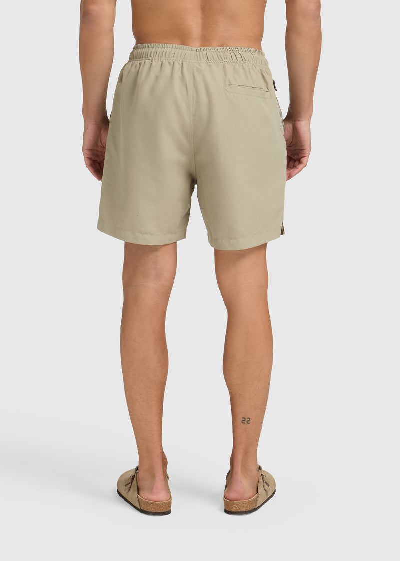 Clean Badeshort – Schiefergrün
