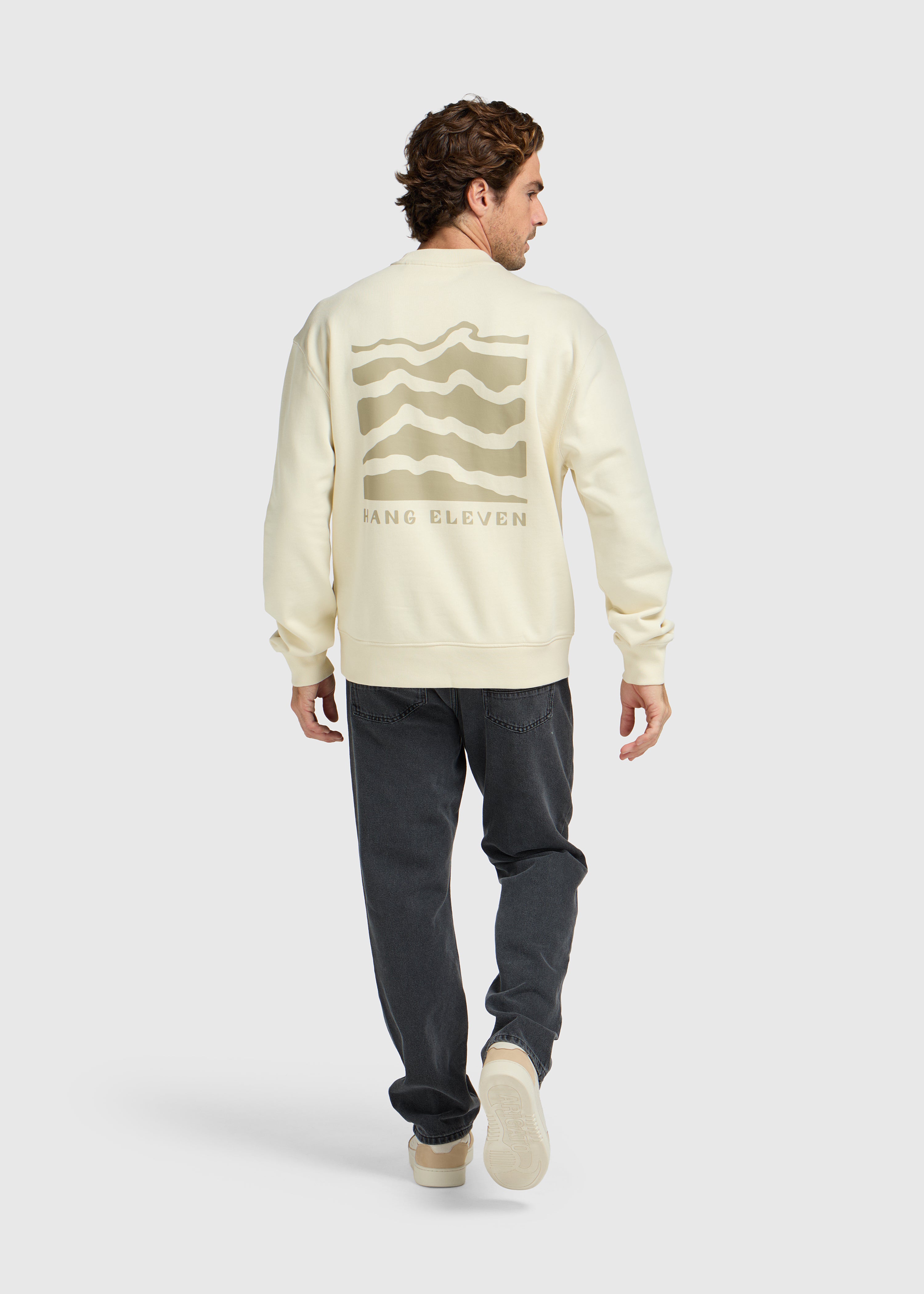 Structure Crewneck - White Sand