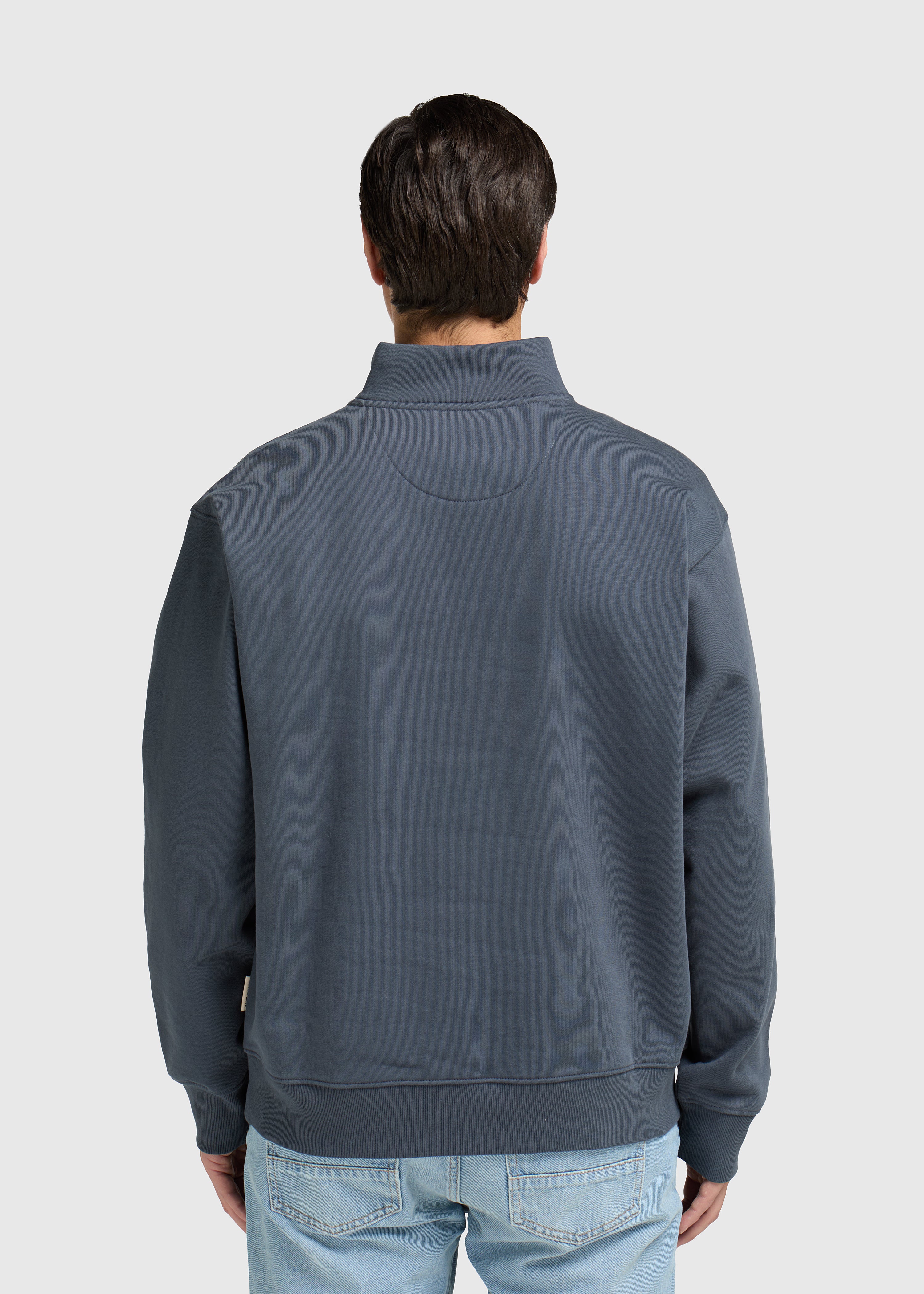 Half Zip Sweater - Ombre Blue