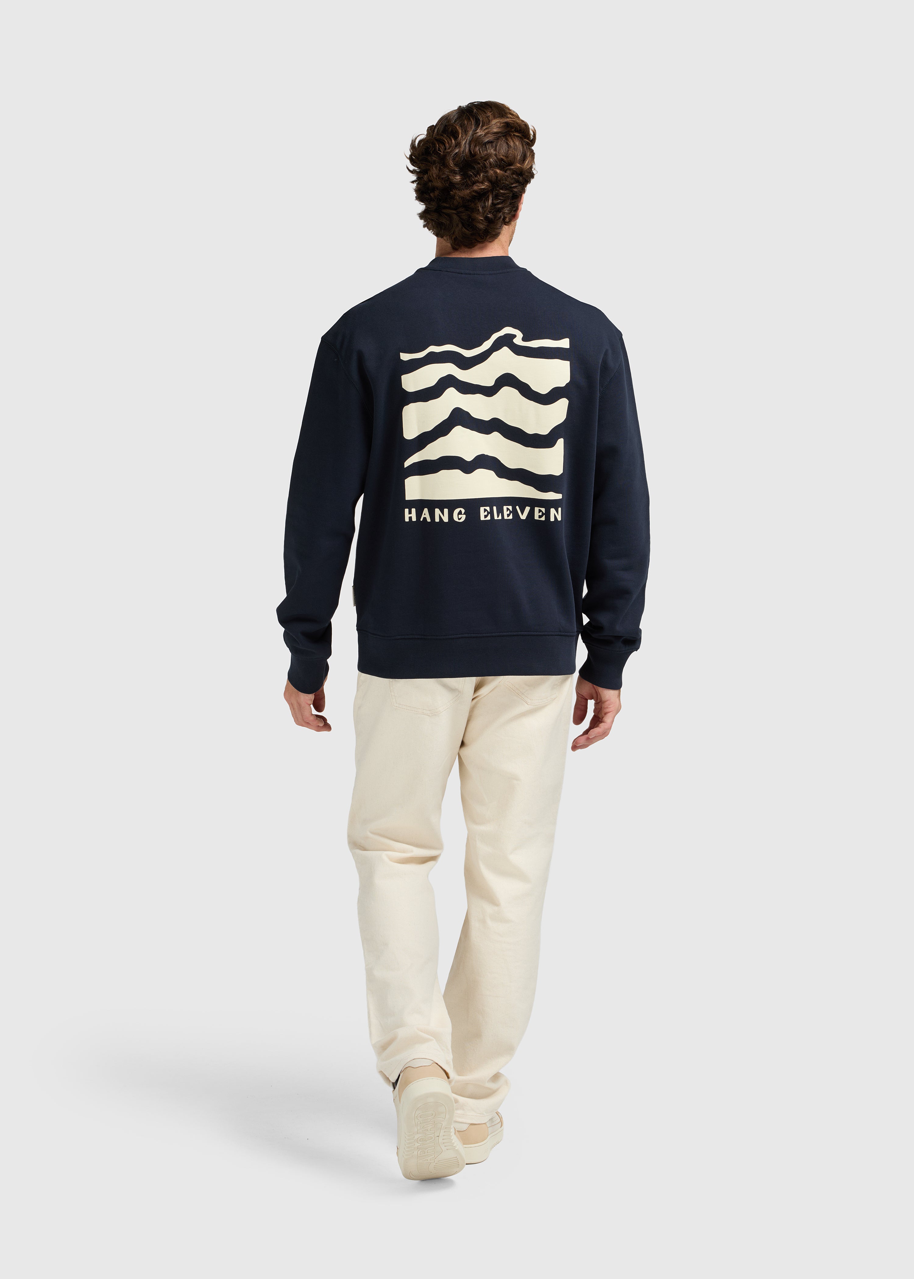 Structure Crewneck - Navy