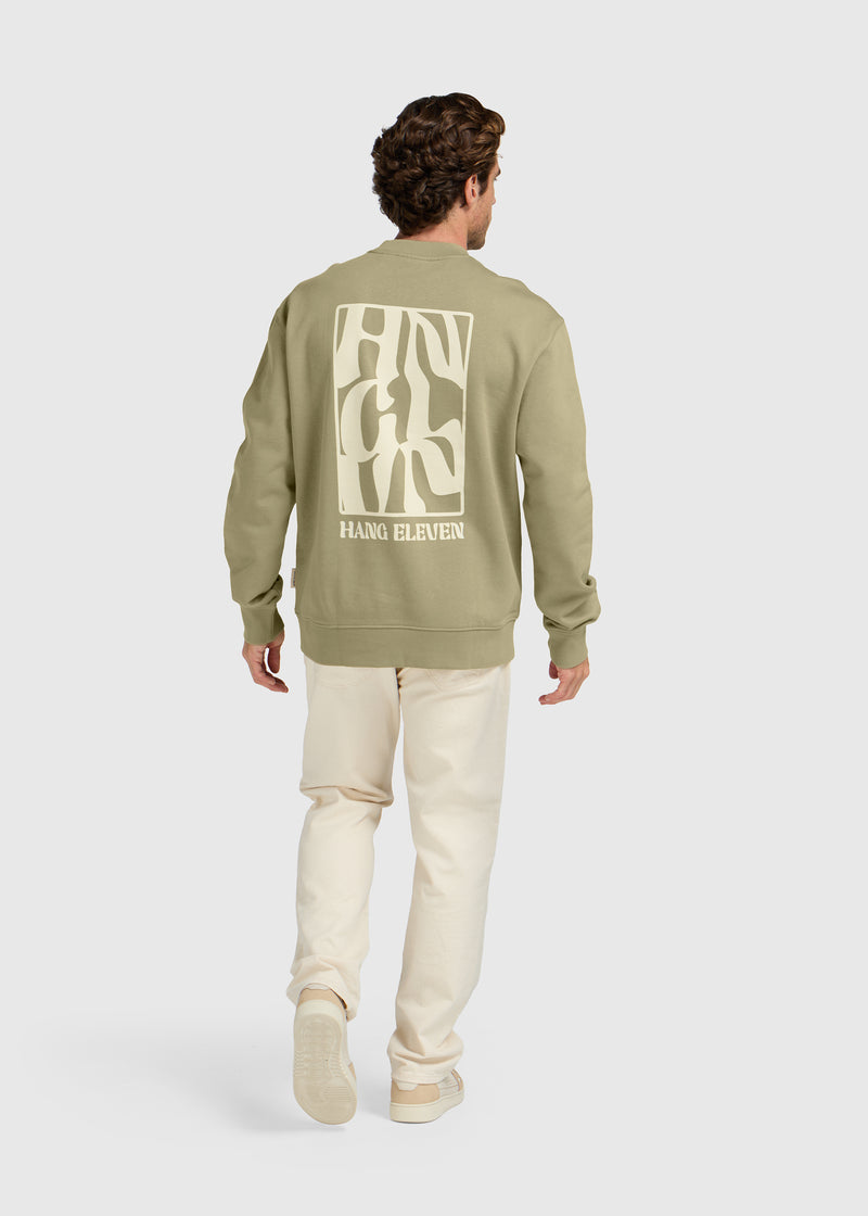 HNGLVN Rundhalsausschnitt – Schiefergrün