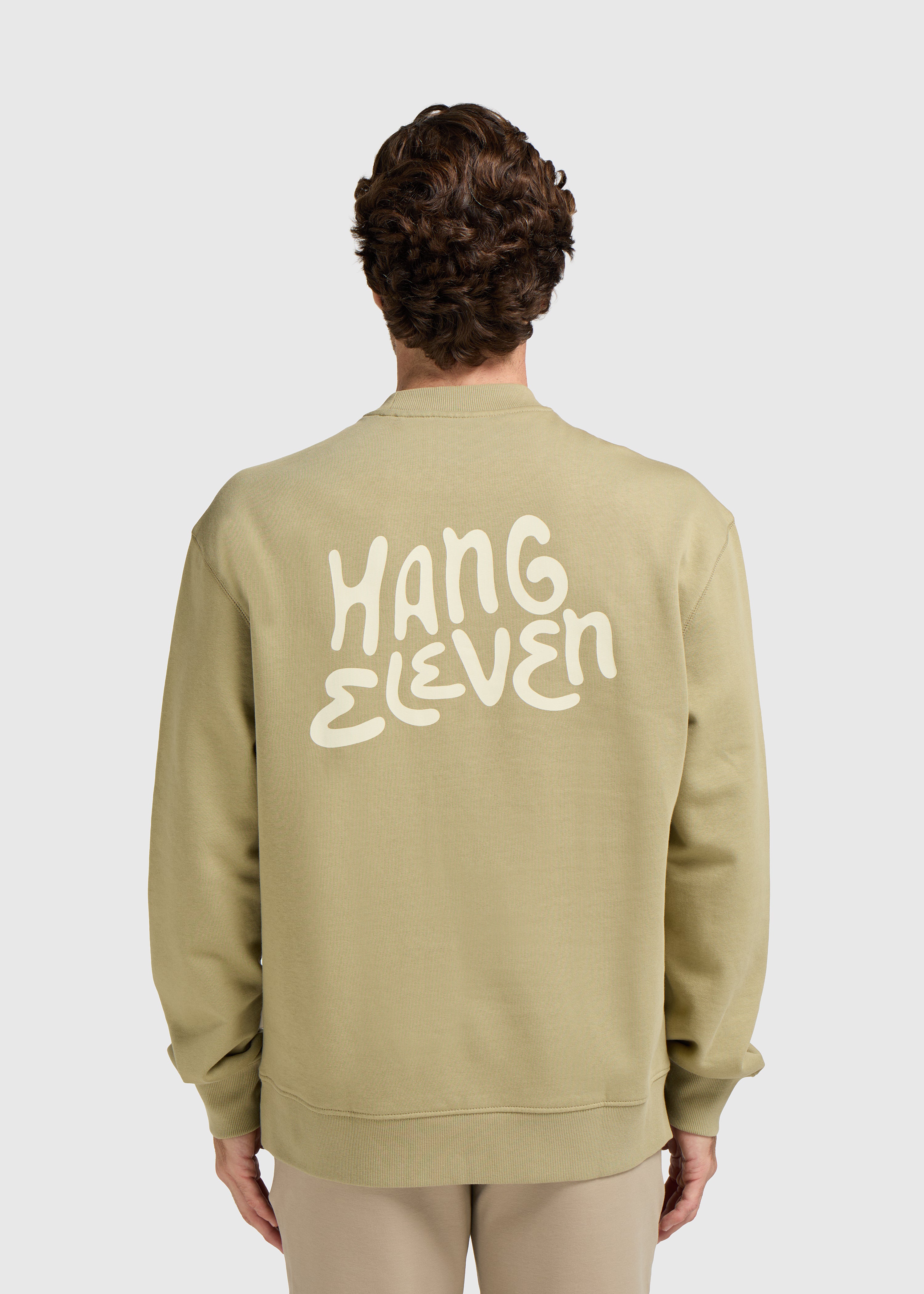 Brand Crewneck - Slate Green