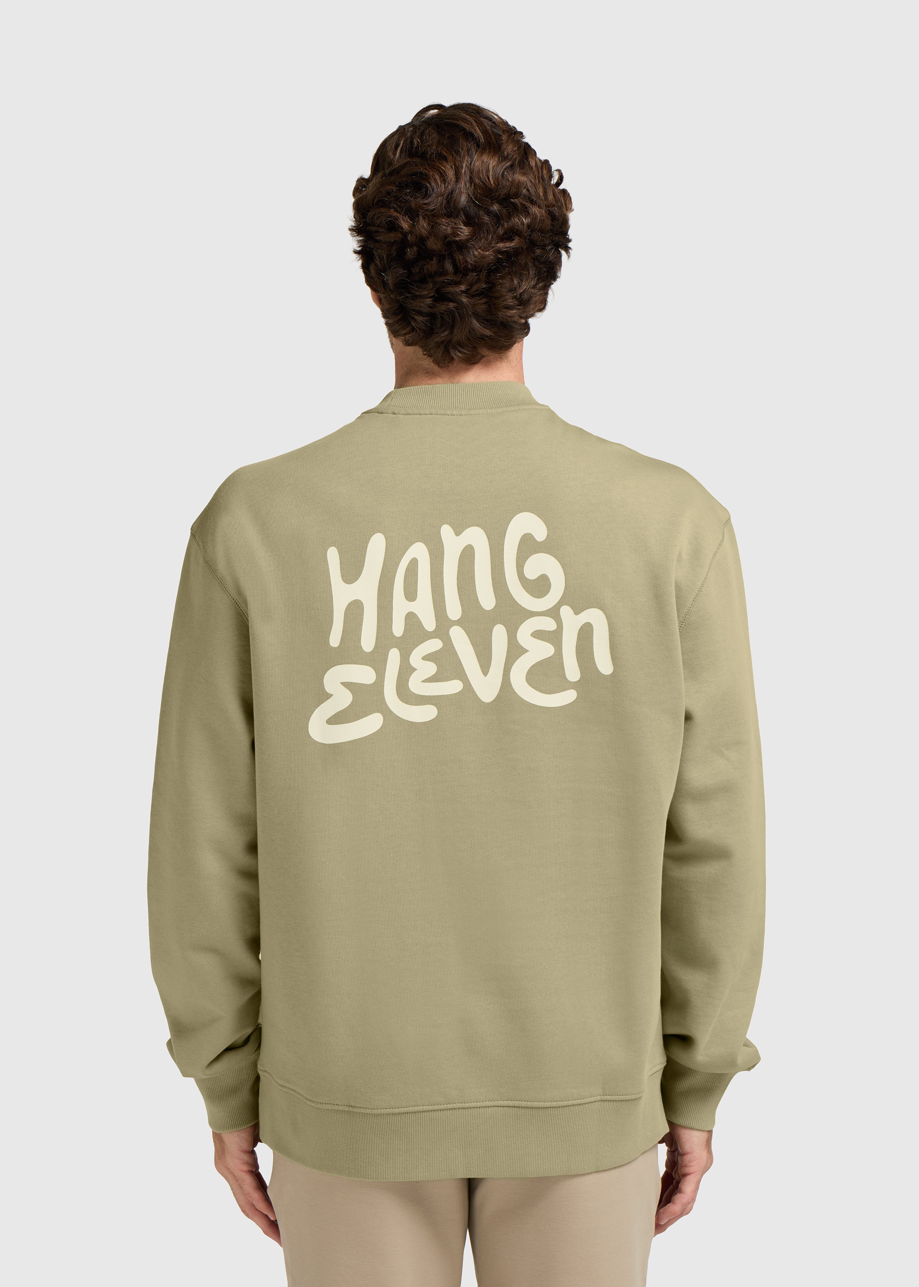 Brand Crewneck - Slate Green