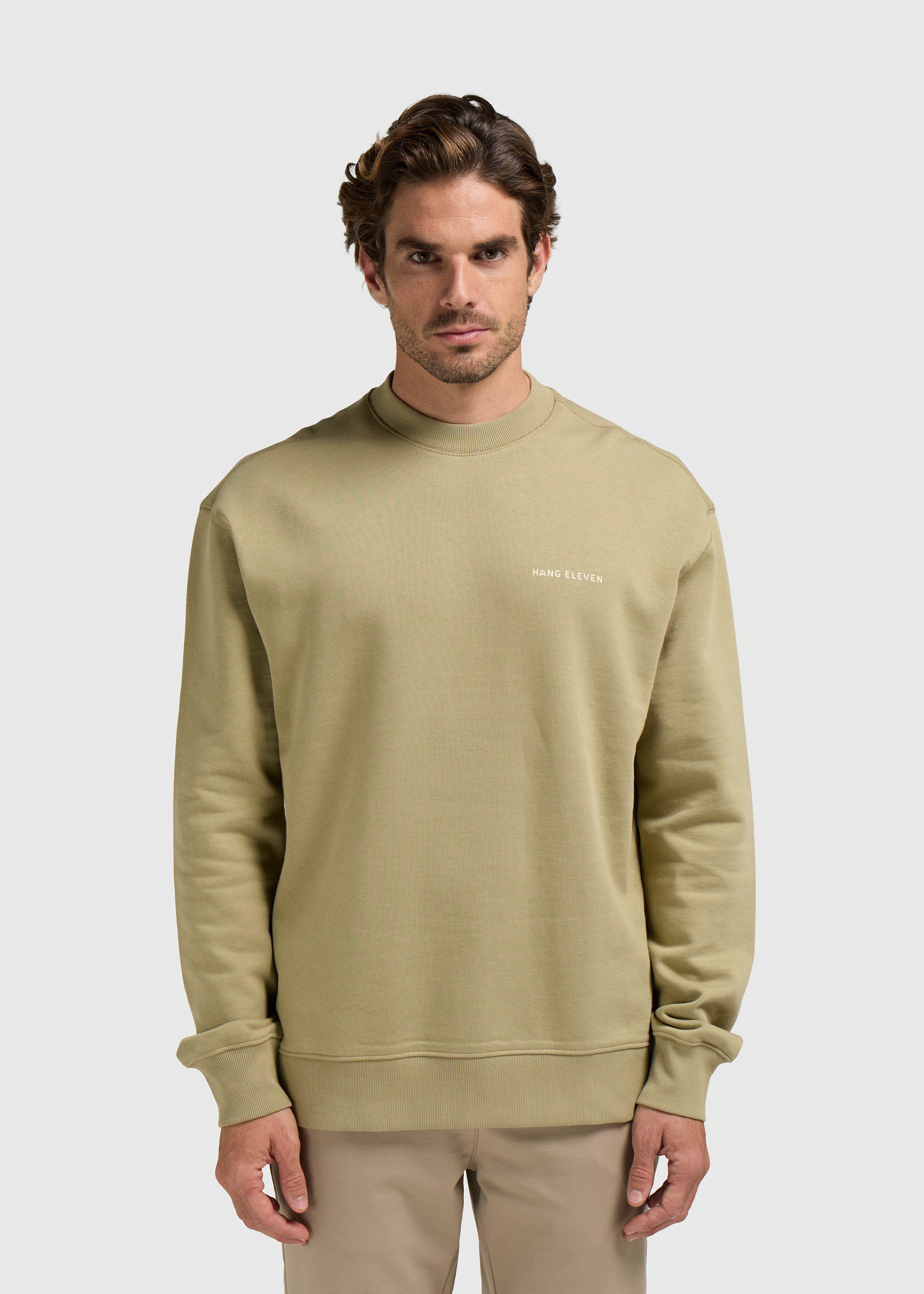 Brand Crewneck - Slate Green