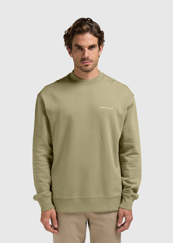 Brand Crewneck - Slate Green