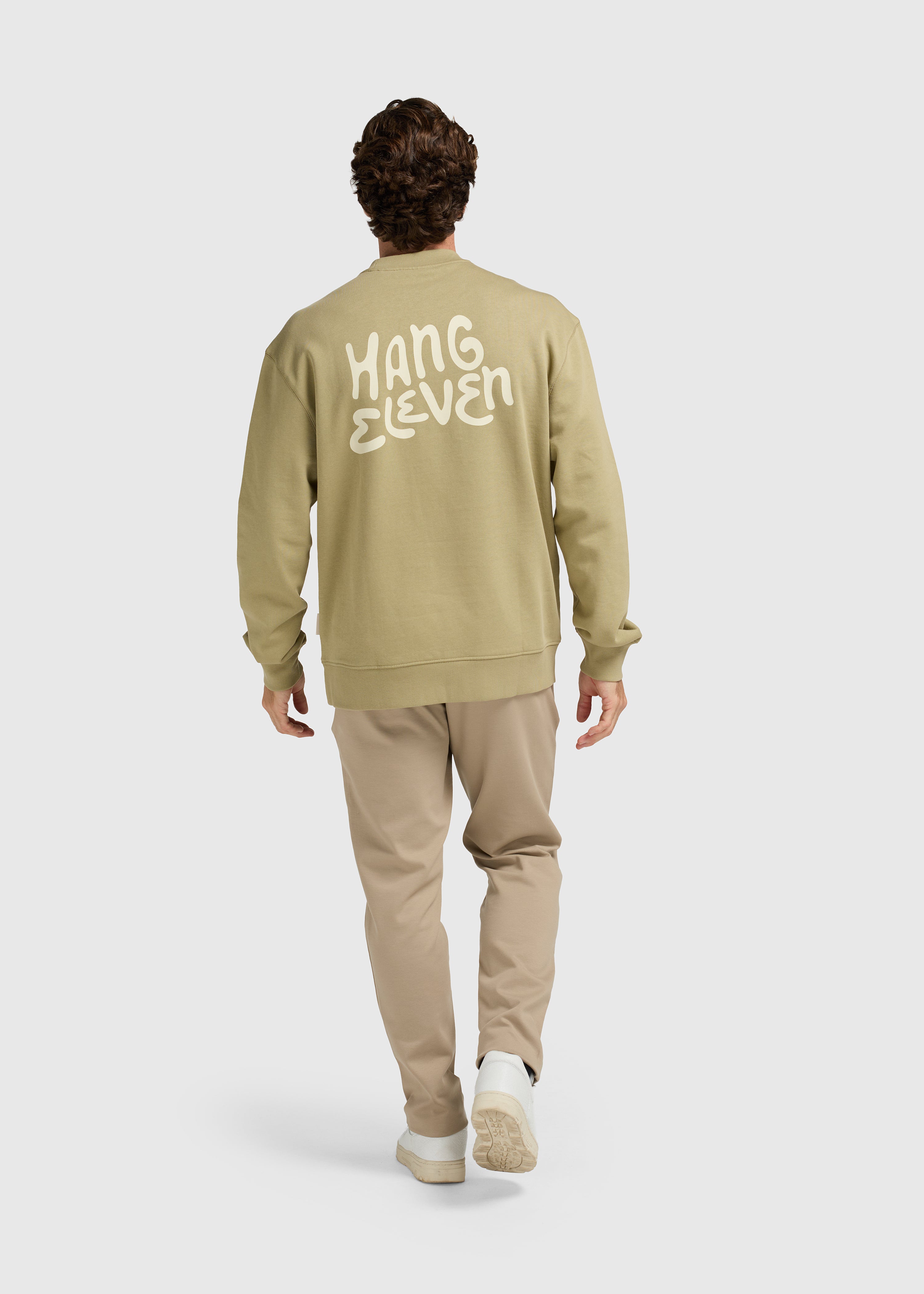 Brand Crewneck - Slate Green
