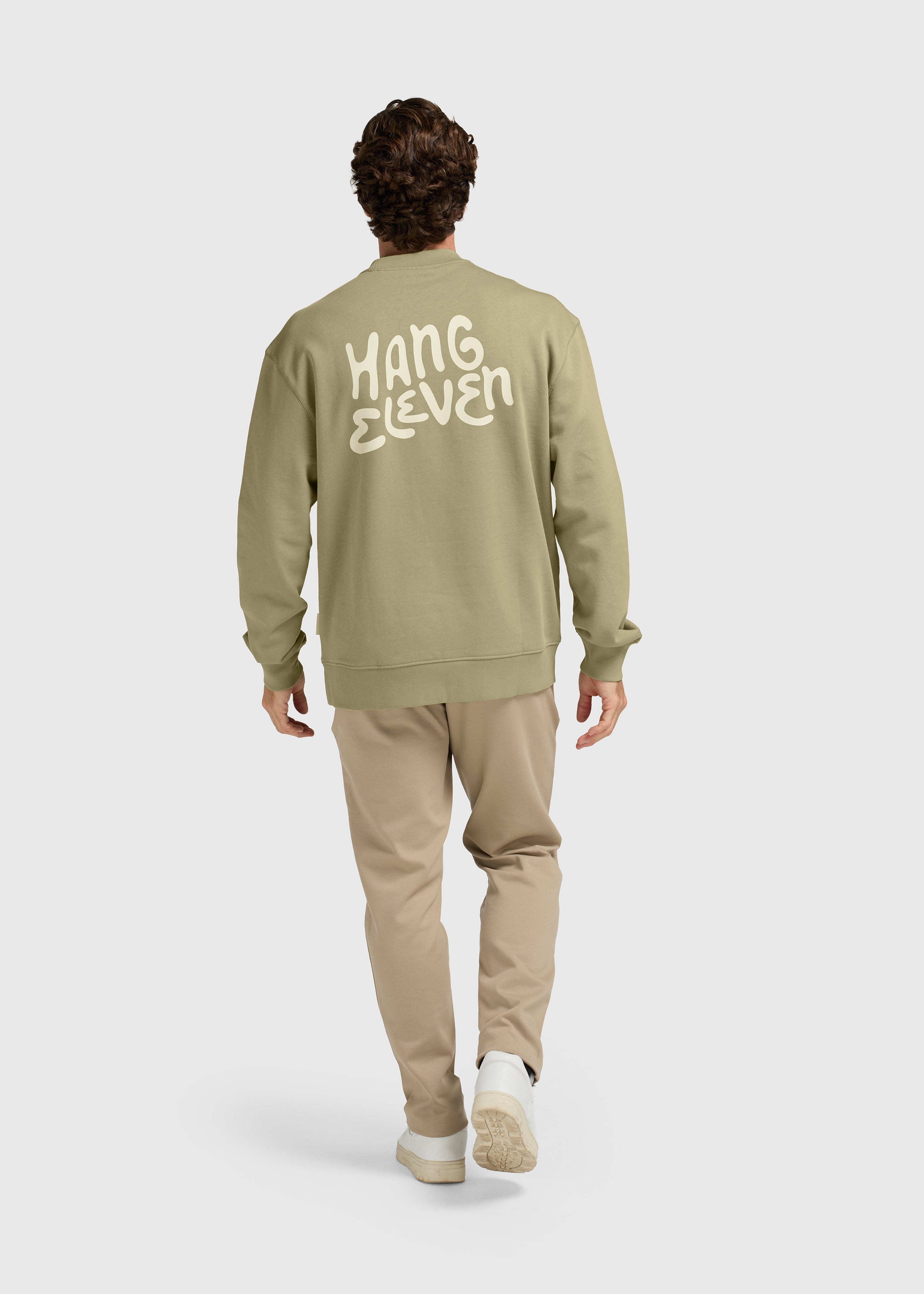 Brand Crewneck - Slate Green