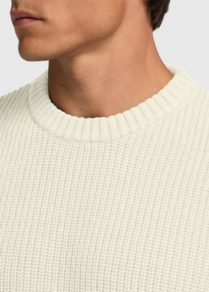 Clean Cable Knit - Light Sand