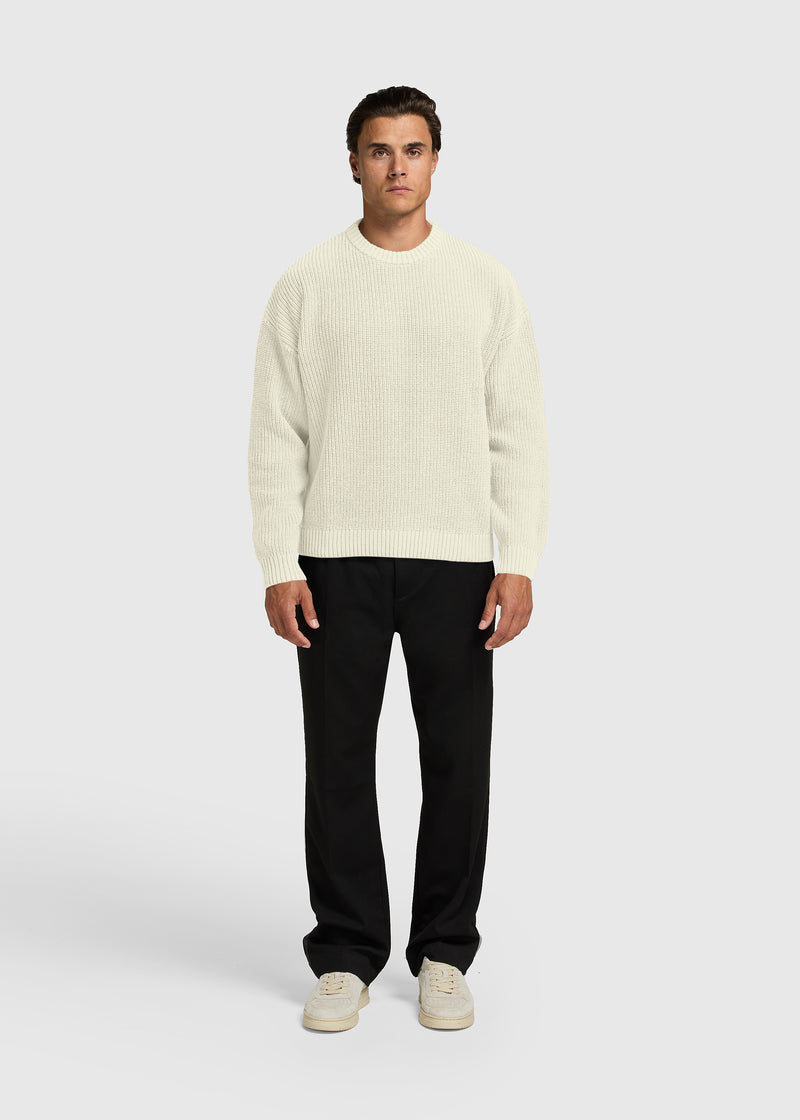 Clean Cable Knit - Light Sand