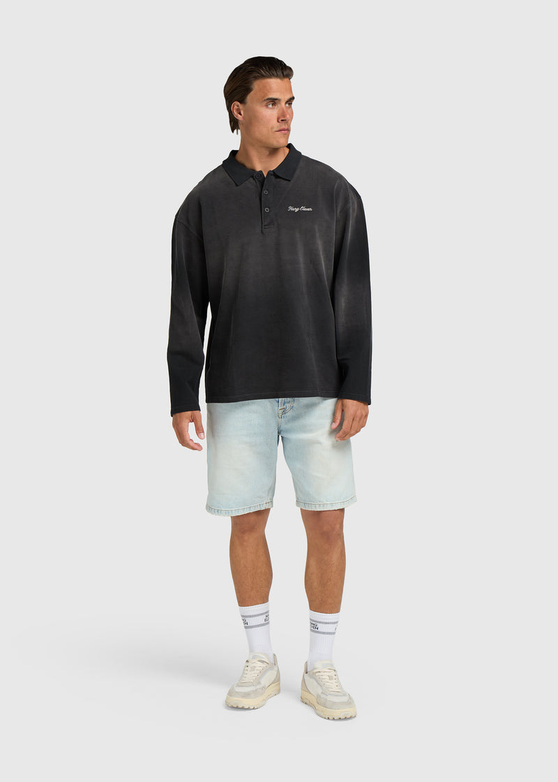 Spray Polo - Washed Black