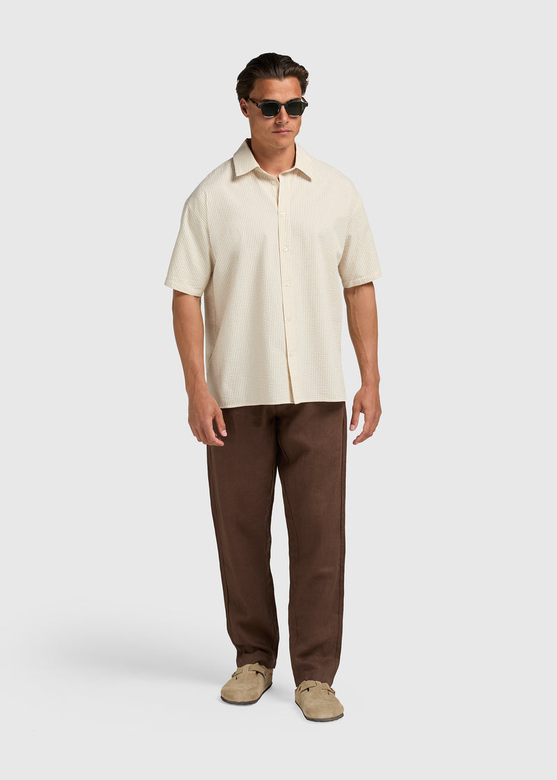 Striped Summer Shirt - Striped Sand